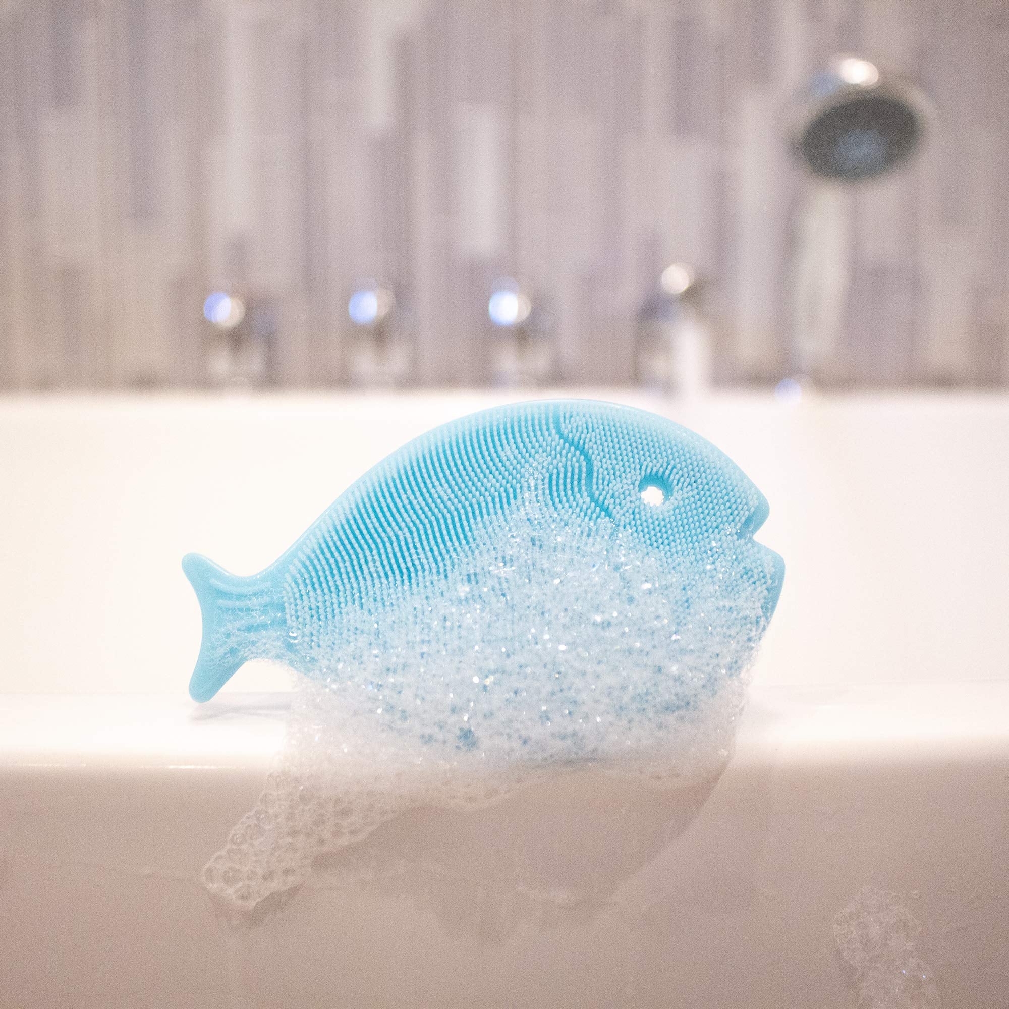 Innobaby Bathin Smart Baby Bath Silicone Cradle Cap Brush, Essential for Dry Skin and Eczema (2 Pack)