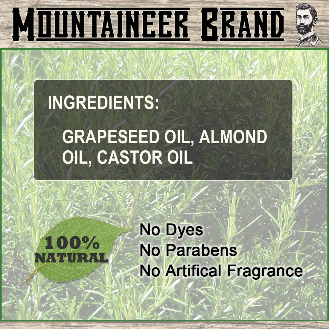 Mountaineer Brand Beard Oil - Unscented - 100% Natural Conditioner and Softener For Men - Hydrates and Moisturizes for Beard Growth - Treats Dry Itchy Beards - 2oz