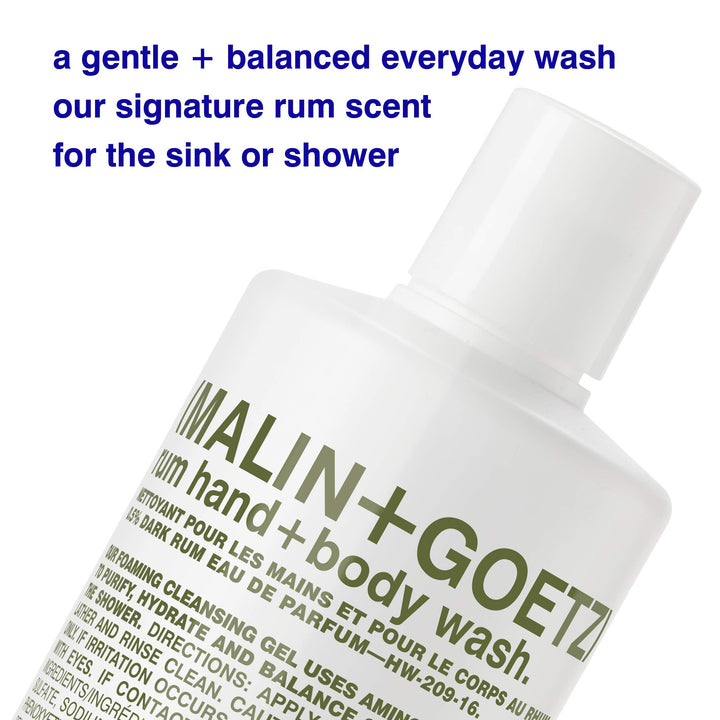 Malin + Goetz Body Wash - Rum - 16 oz
