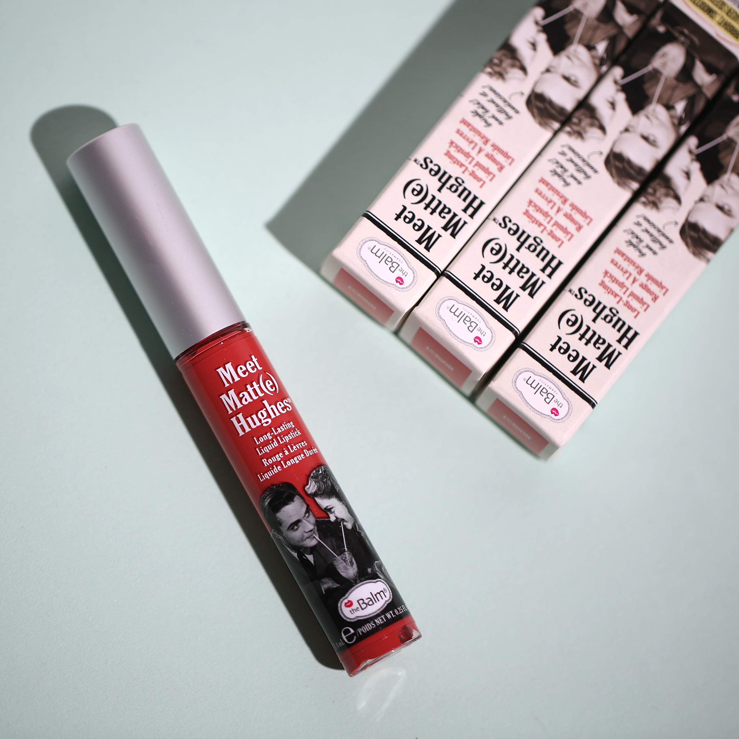 theBalm Meet Matte Hughes Long Lasting Liquid Lipstick, Honest, 7.4ml
