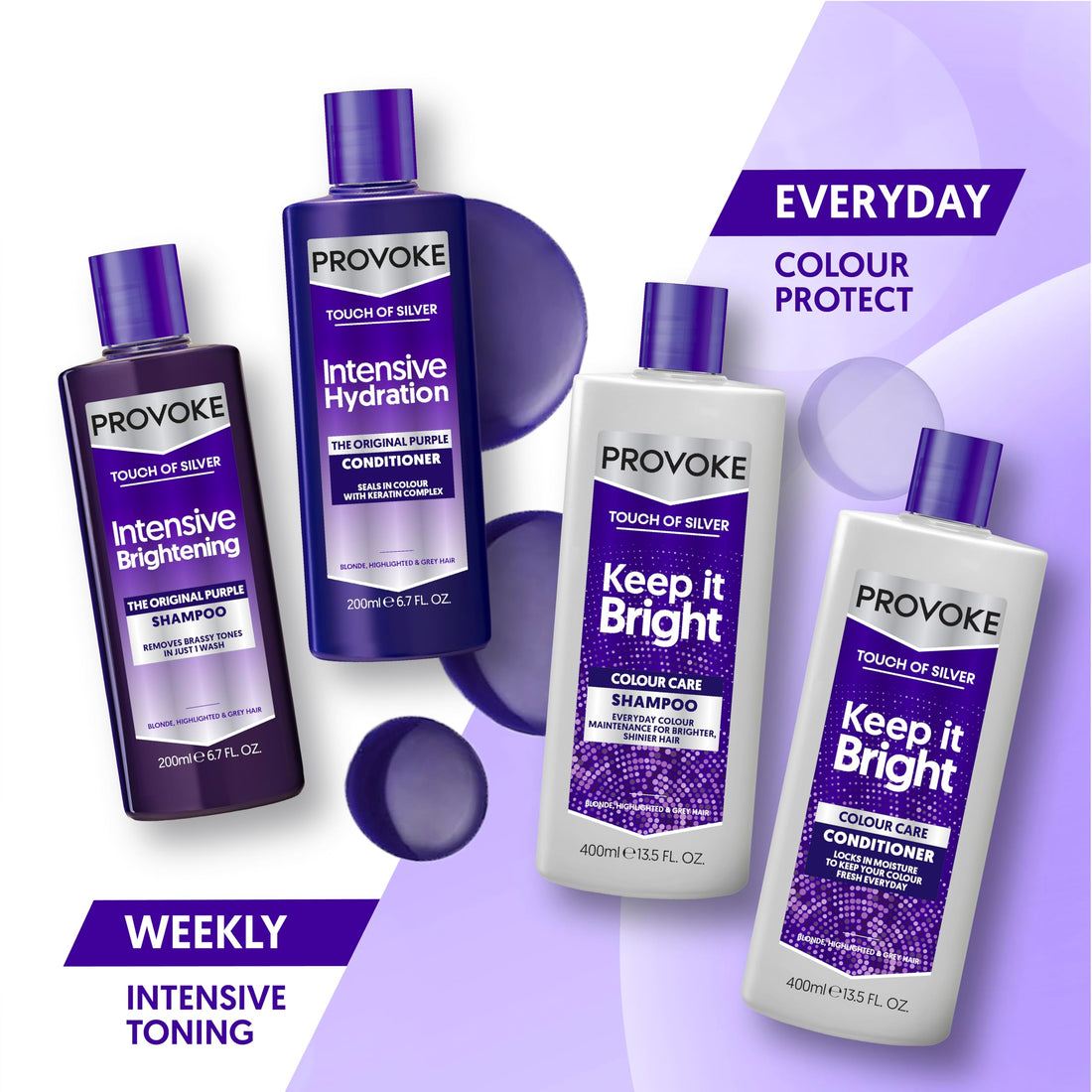 PROVOKE Touch of Silver Brightening Shampoo