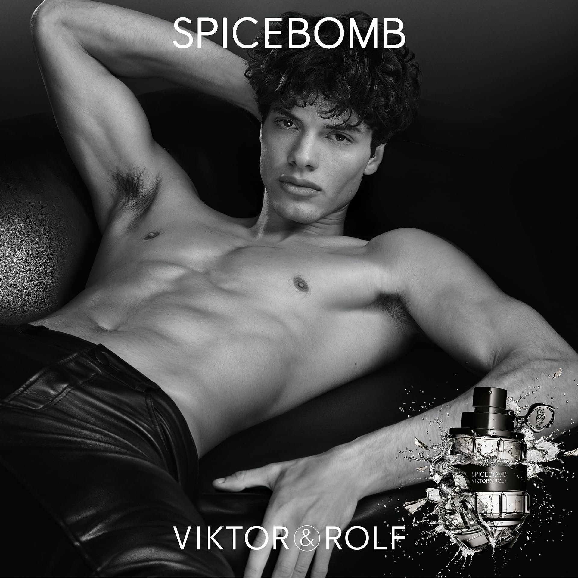 Viktor & Rolf Spicebomb Eau De Toilette Spray for Men, 3.04 Ounce
