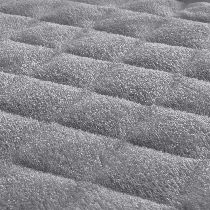 Diaper Changing Pad Liner Non-Slip, Waterproof Terry Mat, Quilted Absorbent Bassinet Liners Washable, 3 Pack 13x 26 Reusable Portable Changing Table Pad Rectangle Grey