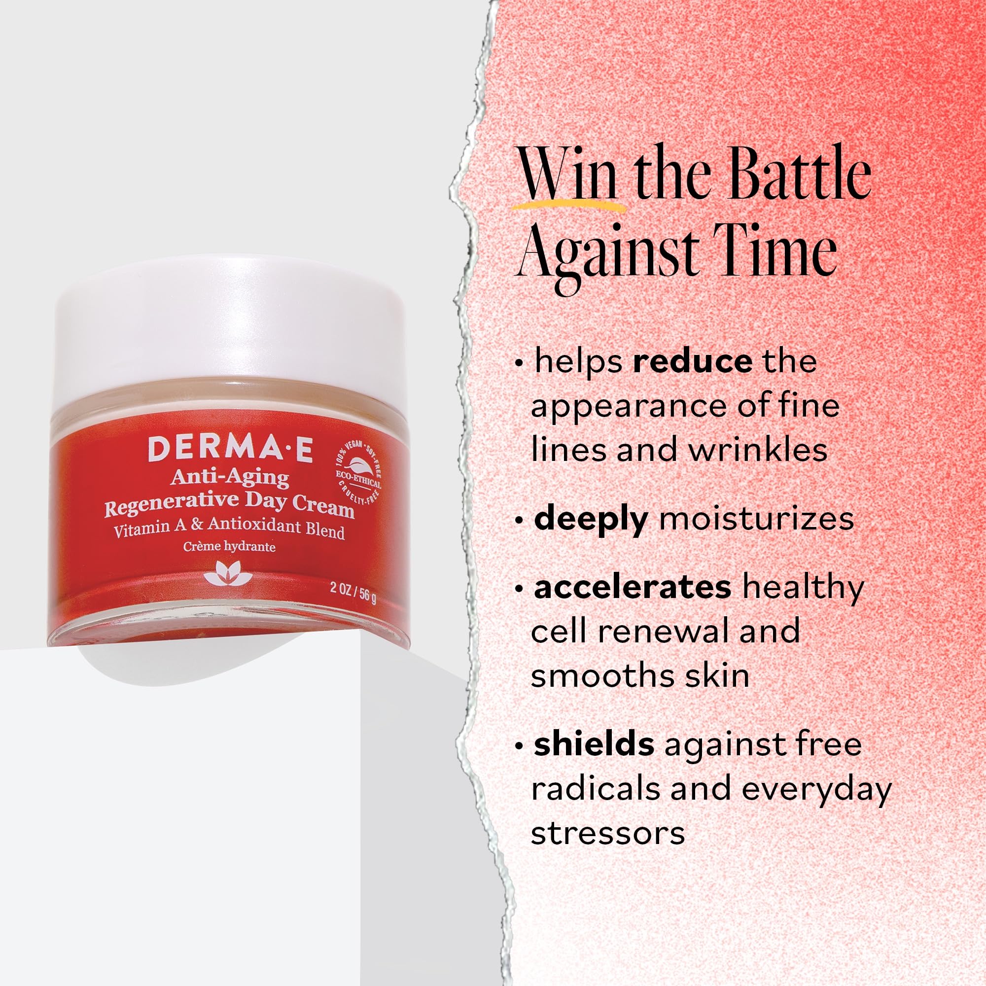 DERMA-E DERMA E Anti-Aging Regenerative Day Cream, 2 oz