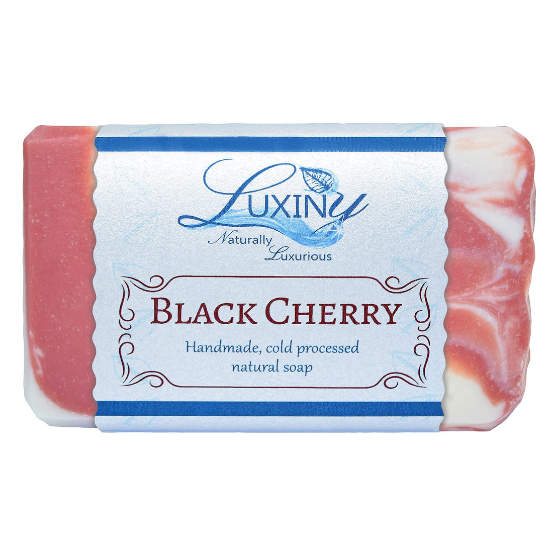 Luxiny Natural Soap Bar, Handmade Body Soap and Bath Soap Bar is a Palm Oil Free Moisturizing Vegan Castile Soap with Fragrance Oils for All Skin Types (Black Cherry- 3 pack)