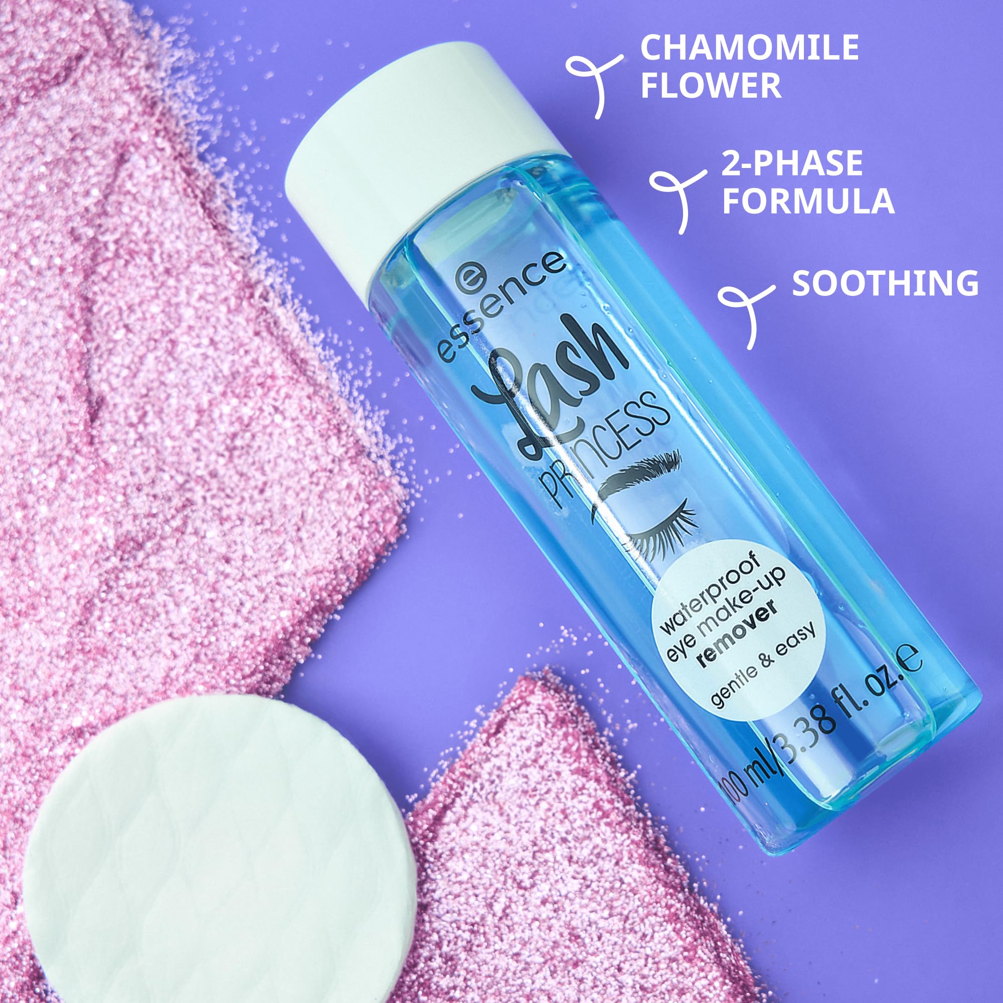 essence | Lash Princess Waterproof Eye Makeup Remover| Gentle 2-Phase Formula| Vegan & Cruelty Free