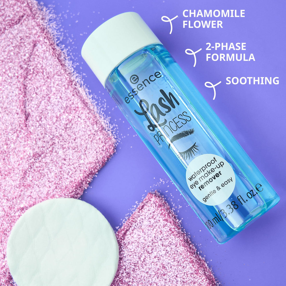 essence | Lash Princess Waterproof Eye Makeup Remover| Gentle 2-Phase Formula| Vegan & Cruelty Free