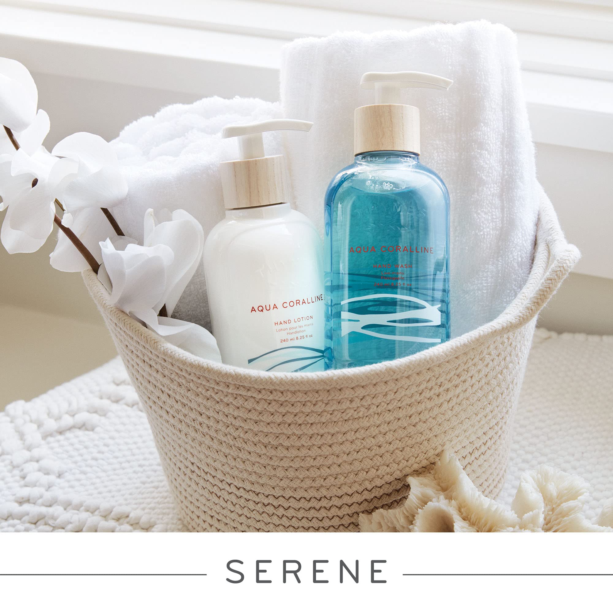 Thymes - Aqua Coralline Luxurious Bath Soap - Naturally Conditioning Bar Soap with Refreshing Beach Scent - 6 ounce