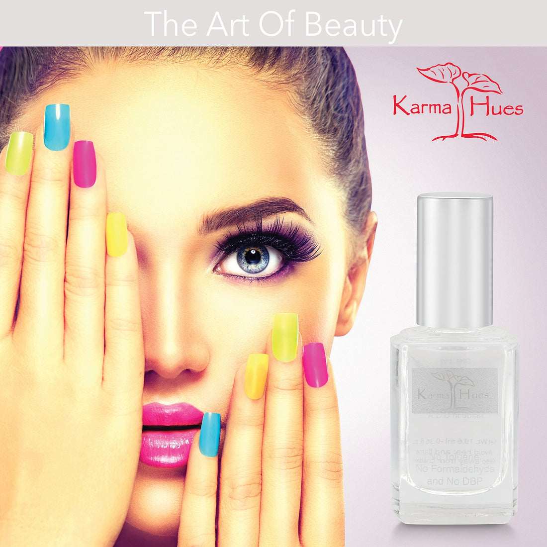 Karma Organic Gel Finish Top Coat Long Lasting Beauty Shine Manicure Non-Toxic Vegan & Cruelty-Free