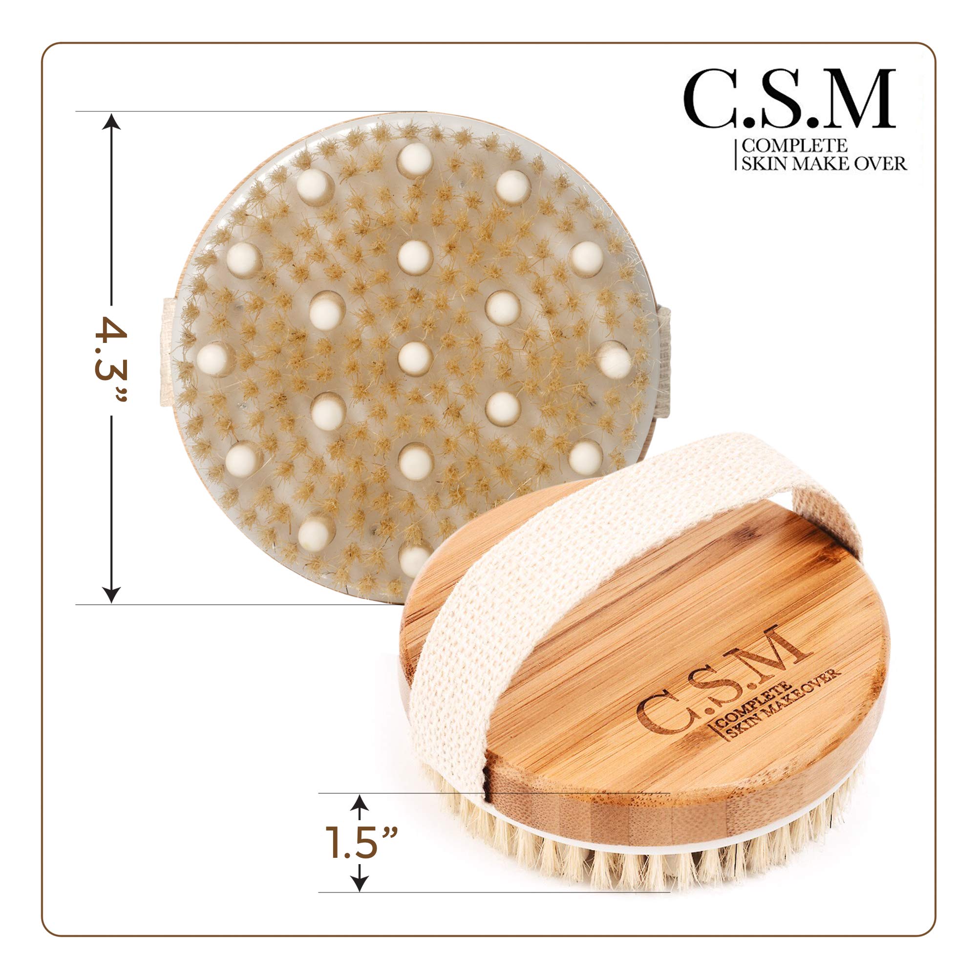 C.S.M Dry/Wet Body Brush