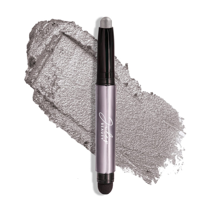 Julep Eyeshadow 101 Cream-to-Powder Waterproof Shadow Stick – Rainstorm Shimmer – Long-Lasting, Crease-Proof, Deep Silver Shimmer Cream Eyeshadow with Built-in Smudger