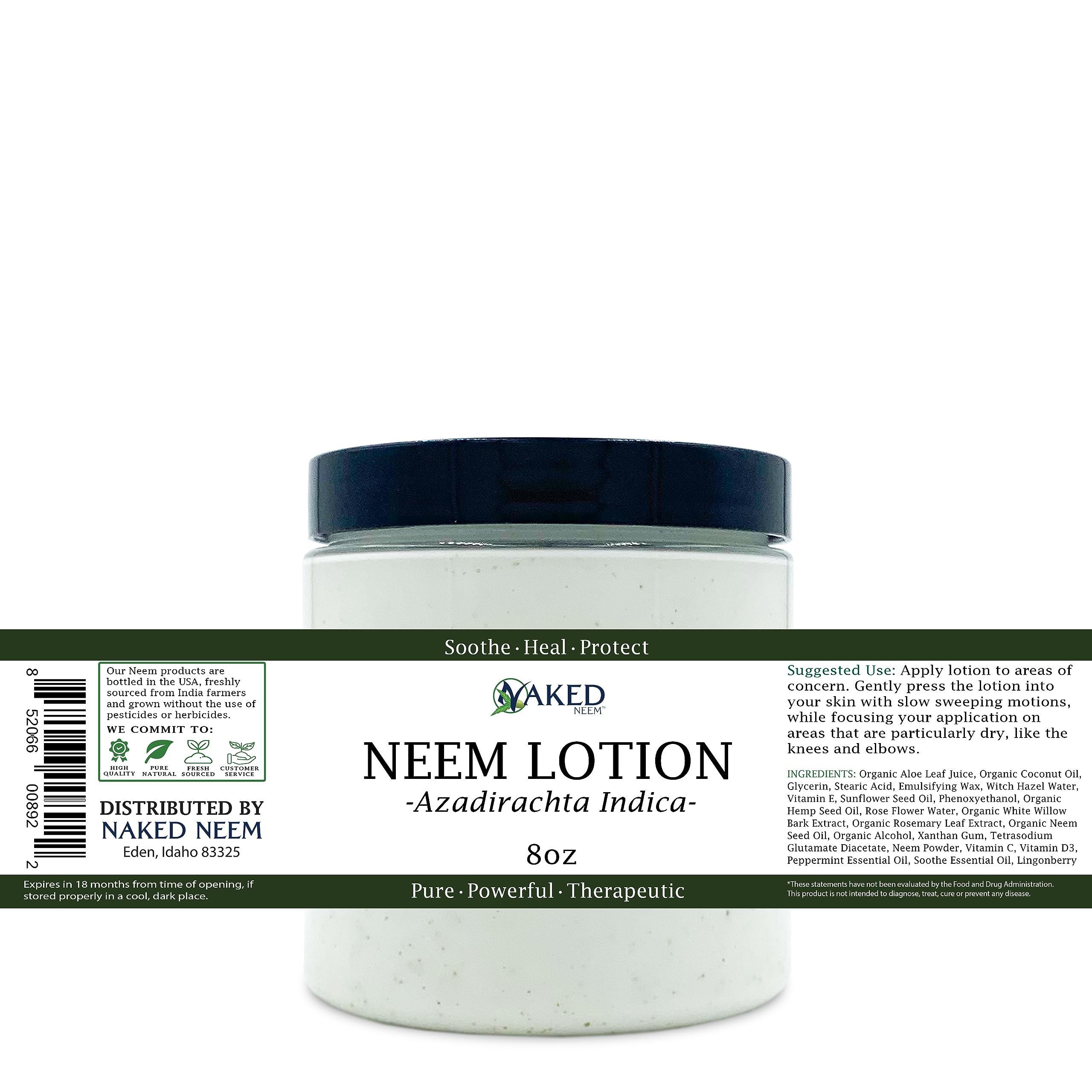 Neem Hand & Body Lotion-Soothe, Heal, Protect (8 Ounce)