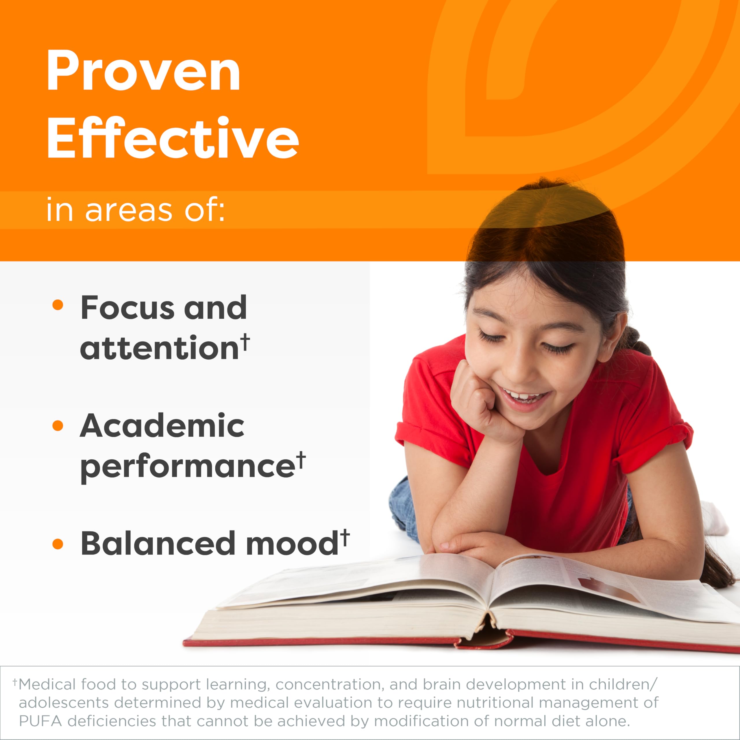 Equazen PRO Fish Oil for Kids - Clinically Tested to Improve Focus, Learning + Behavior in Children, Teens - DHA/EPA Omega-3 + Omega-6 Supplement for Brain Support* (90 Softgels / 30 Servings)