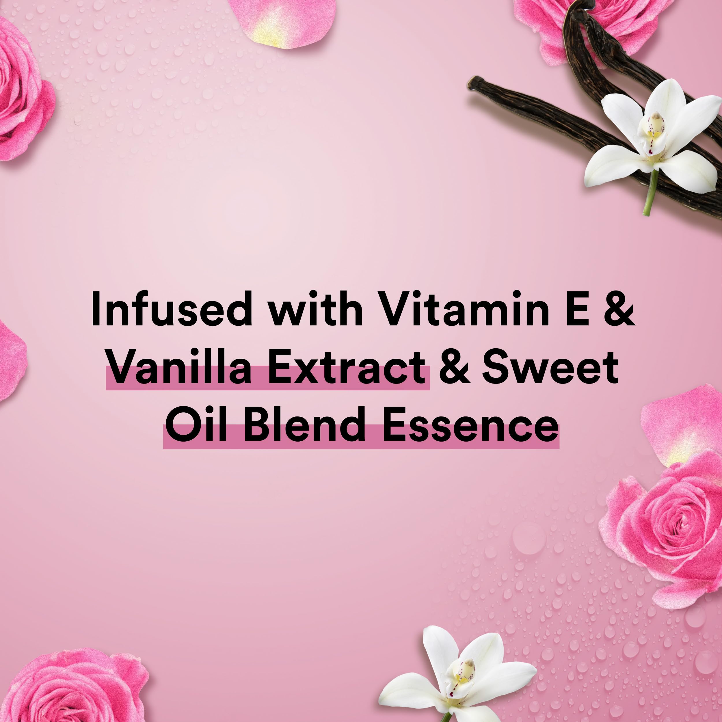 Suave Moisturizing Body Wash Women, Sweet Vanilla with Vitamin E and Aloe Extracts, No Parabens, No Phthalates, 18 Oz (Pack of 6)