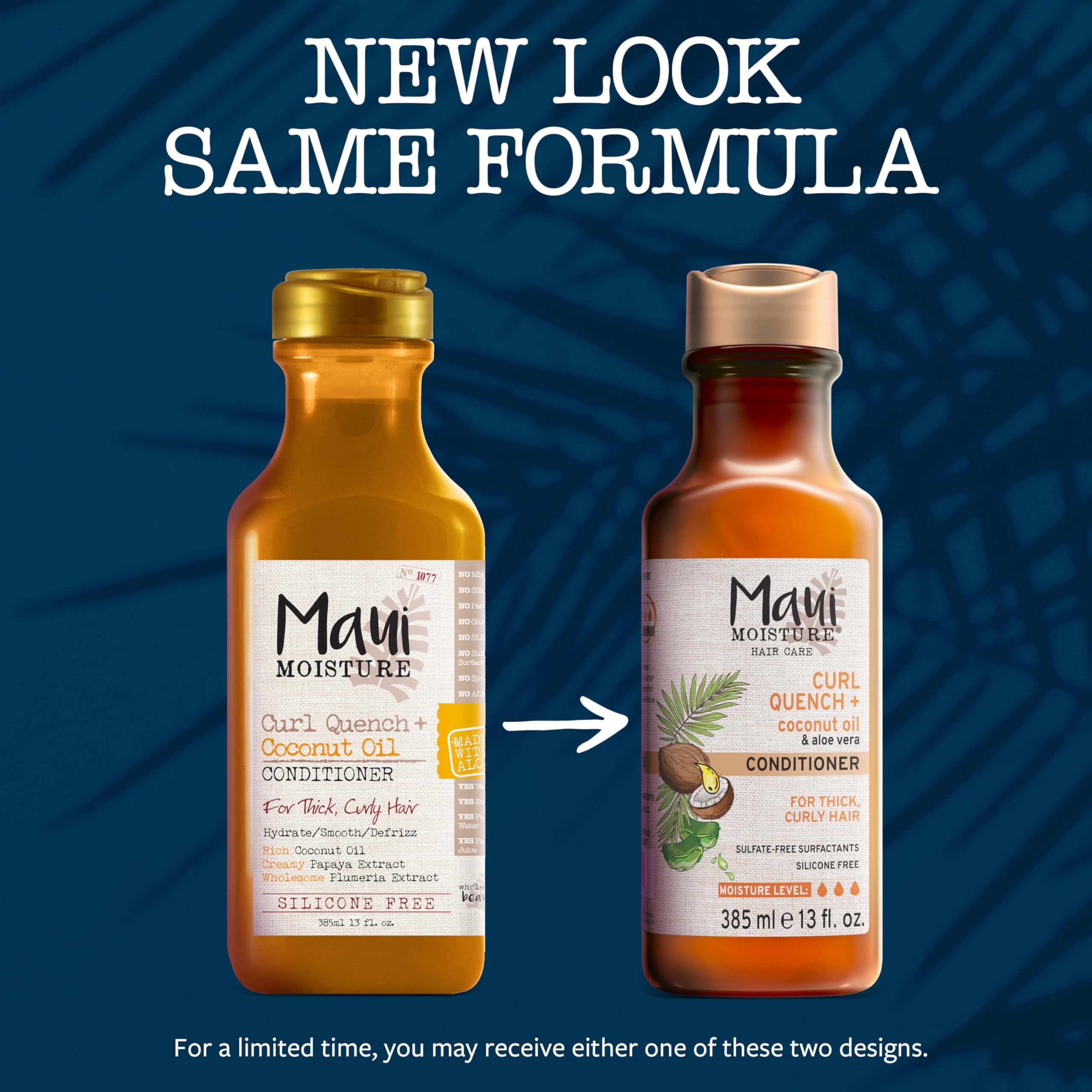 Maui Moisture Curl Quench + Coconut Oil Conditioner, 13 Ounce