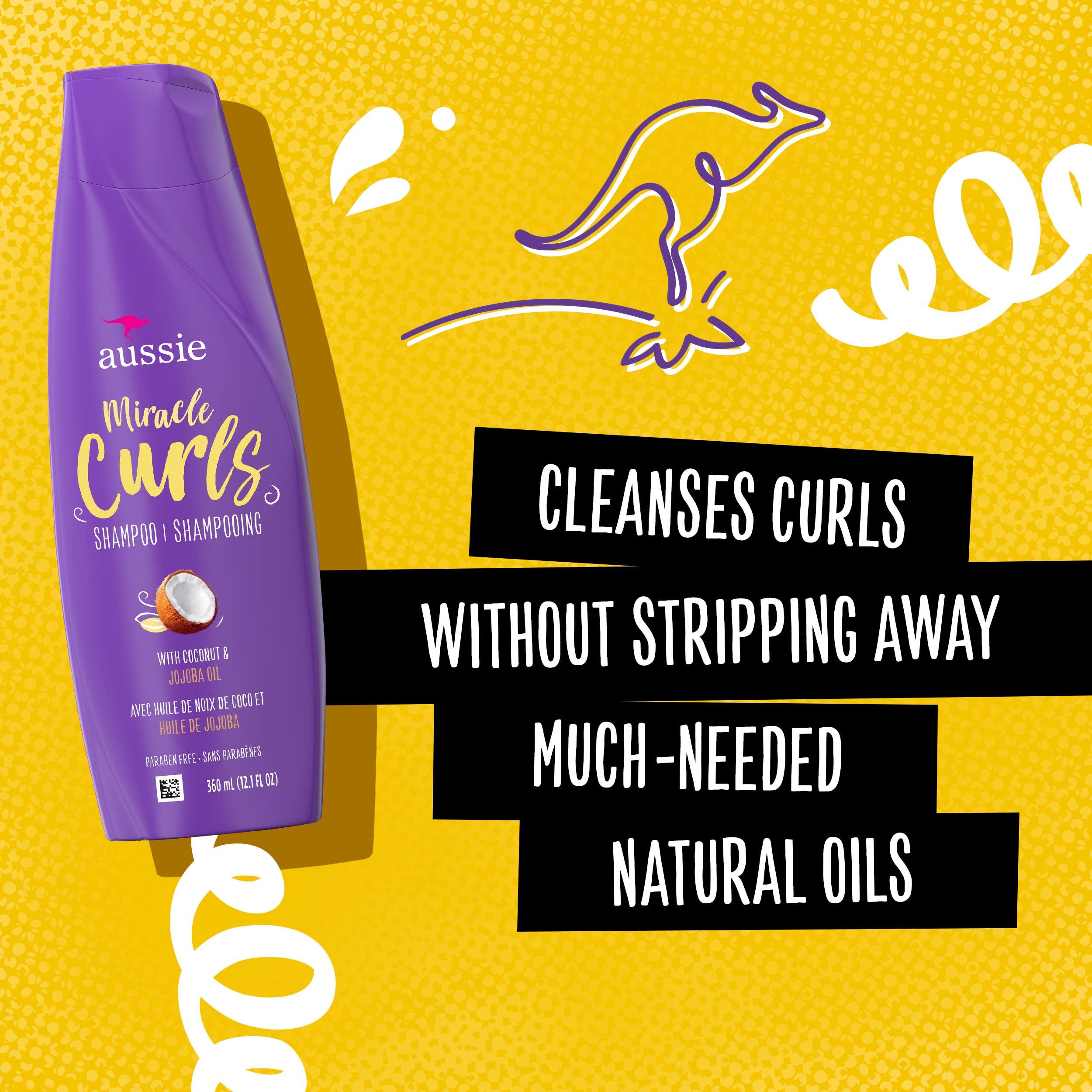 Aussie Shampoo Miracle Curls, 12.1 Ounce