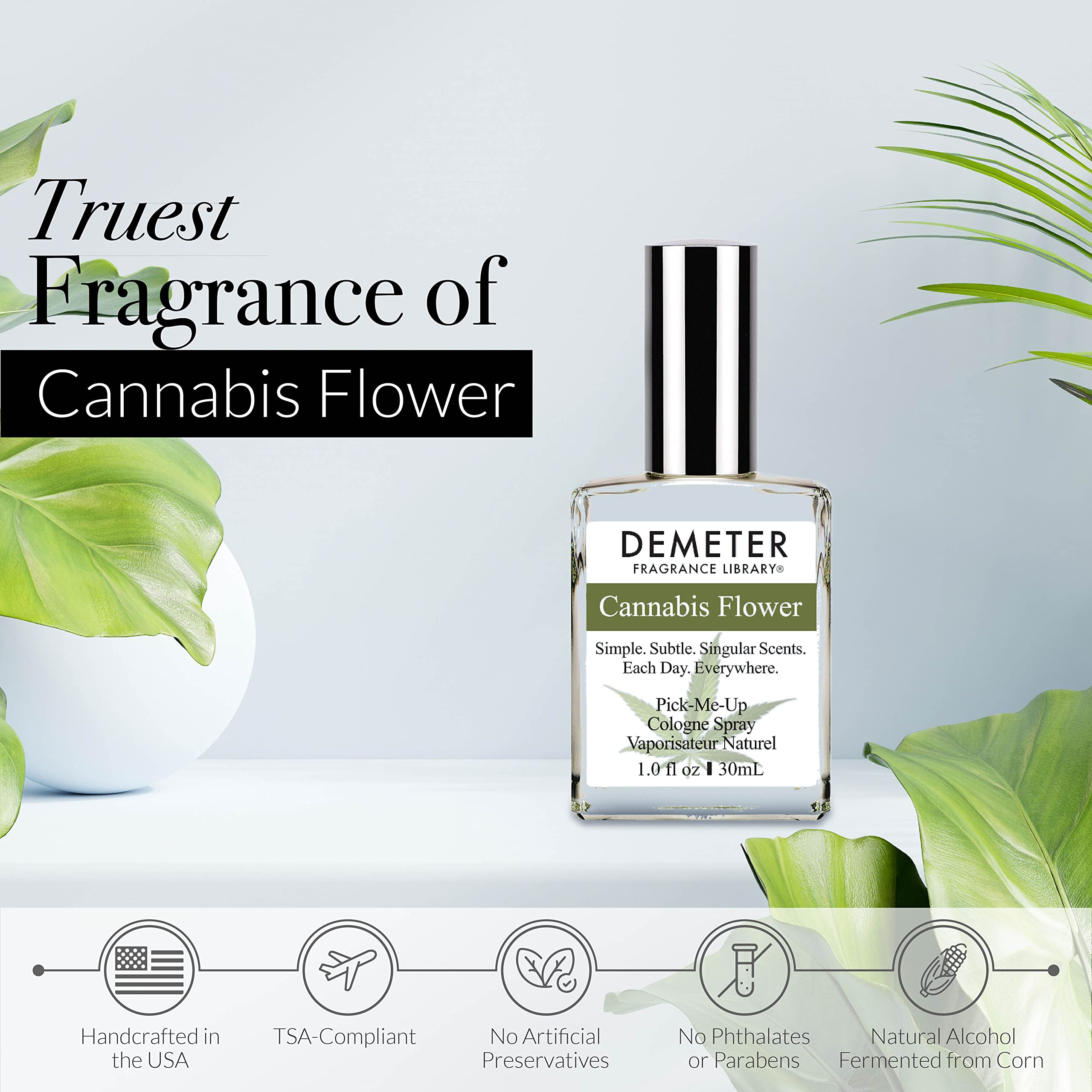 Demeter Fragrance Library 1 Oz Cologne Spray ââ‚¬â€œ Cannabis Flower