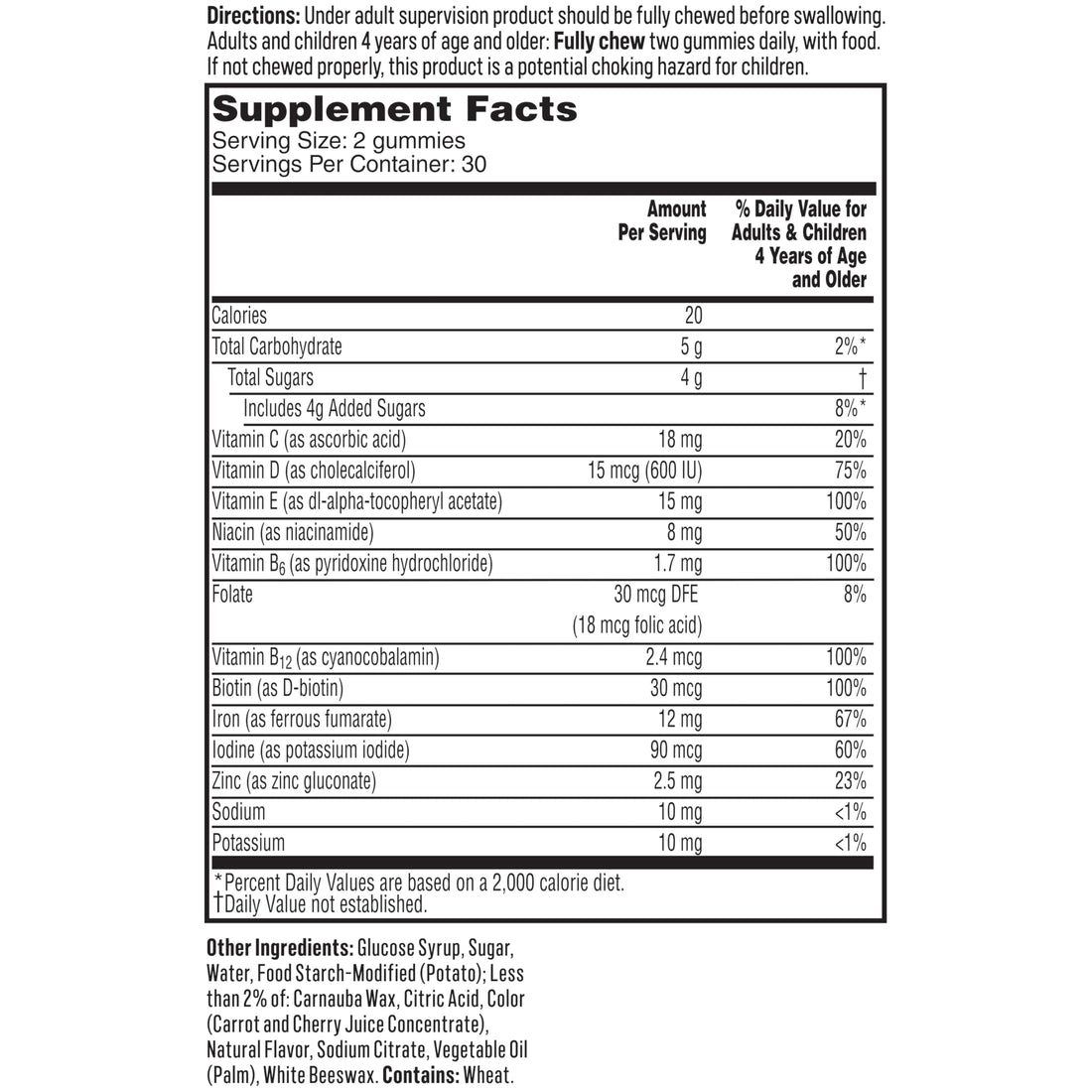 One A Day Kids Multi + Iron, Kids Multivitamin Gummies with Iron and Vitamin D, Vitamin C for Immune Support Gummy Vitamins, Multivitamin Gummies with Iron for Kids, Cherry Flavor, 60 Count