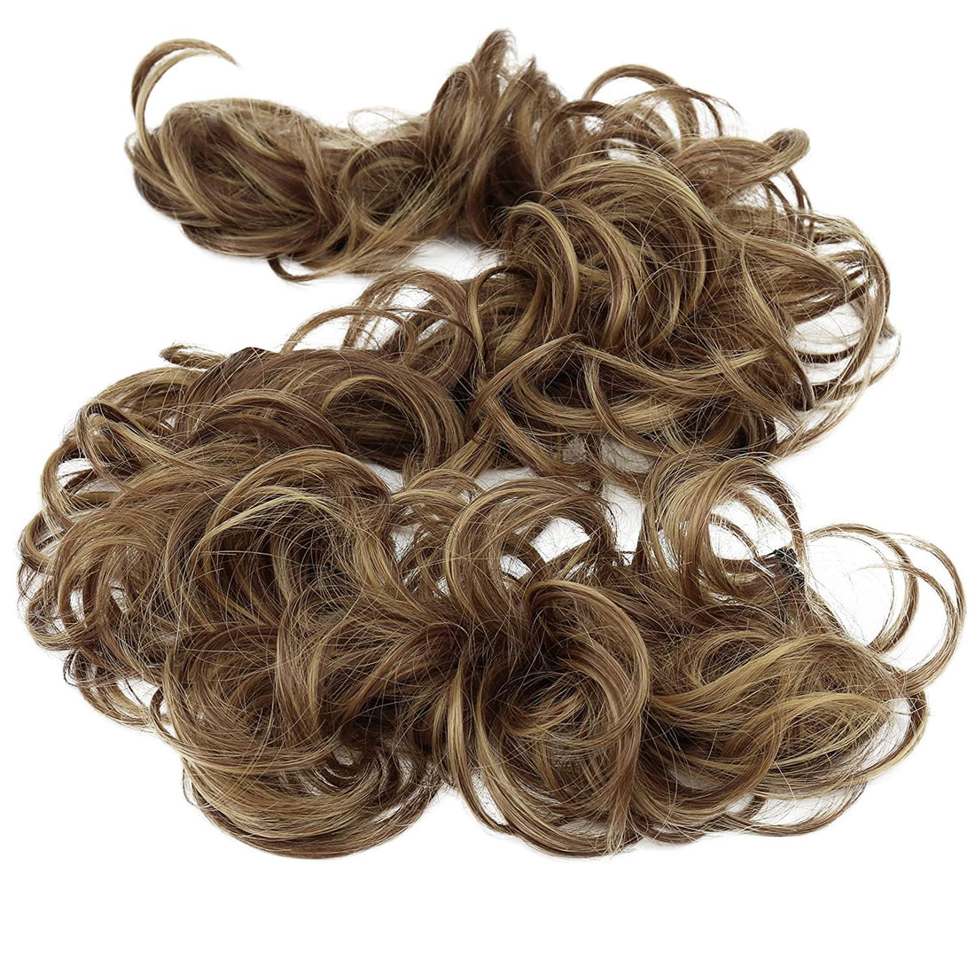 Prettyshop Hairpiece Brown Blonde Mix #33Ah16A Hw36: Prettyshop Xxxl Hairpiece Hair Wrap Scrunchie Scrunchy Updos, Voluminous, Curly Messy Bun, Brown Blonde Mix #33Ah16A Hw36