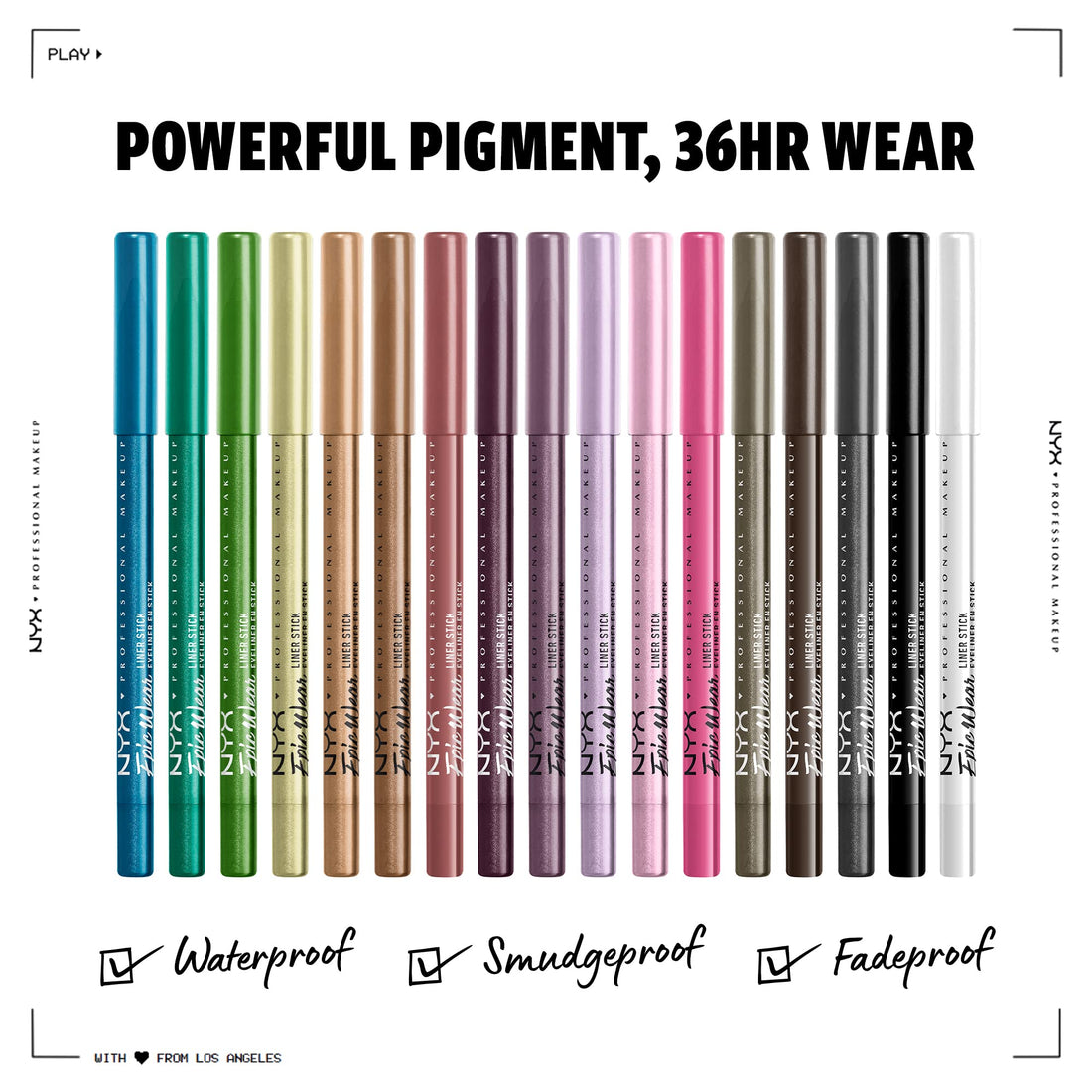 NYX PROFESSIONAL MAKEUP Epic Wear Liner Stick, Long-Lasting Eyeliner Pencil - All Time Olive