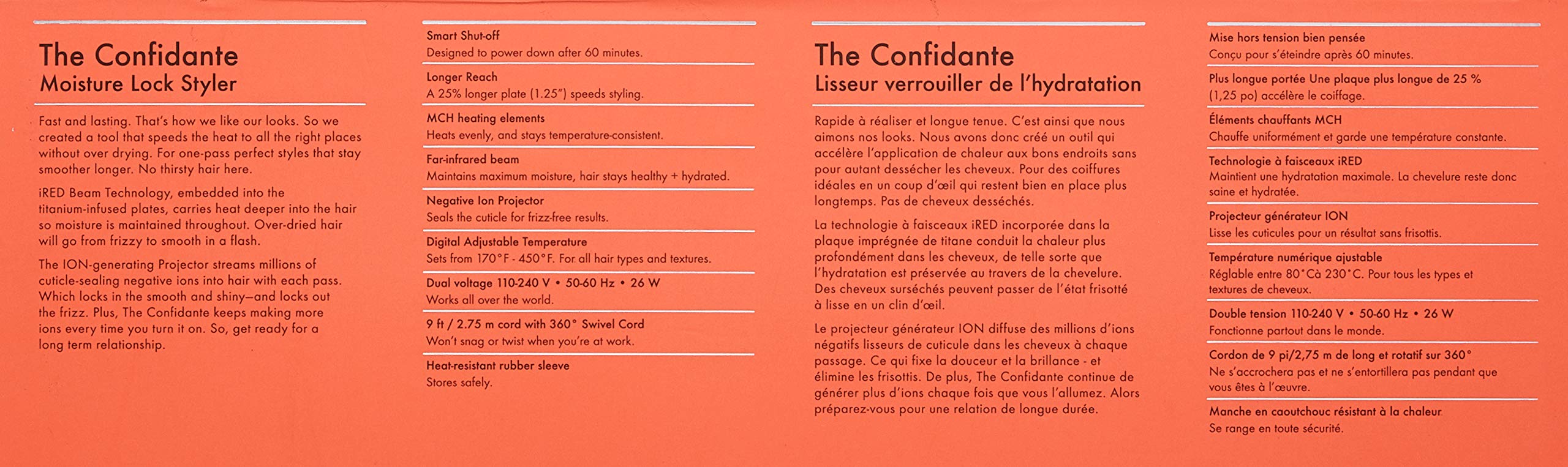 amika The Confidante Moisture Maintenance Styler, 2.25 lb.