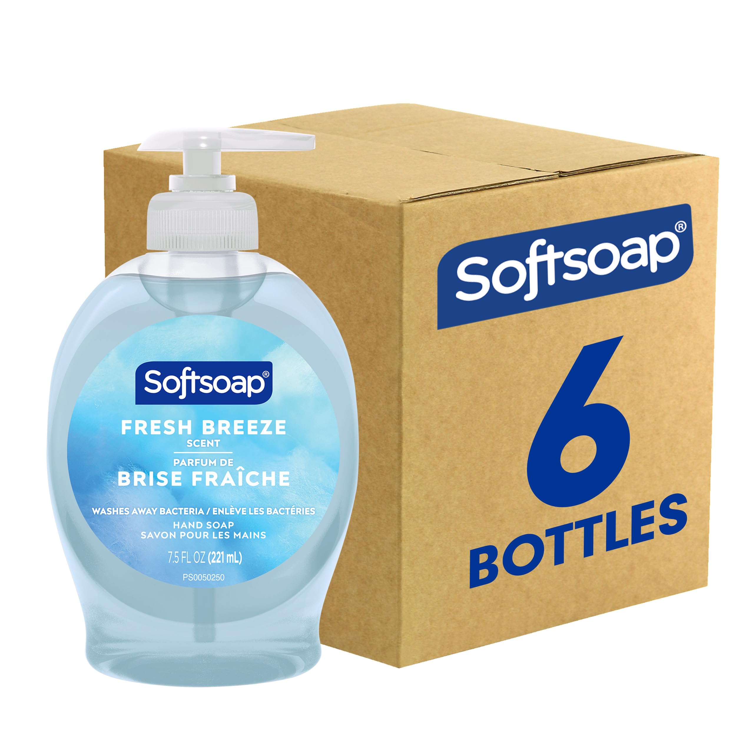 Softsoap Liquid Hand Soap, Fresh Breeze - 7.5 fluid ounce (Pack of 6)