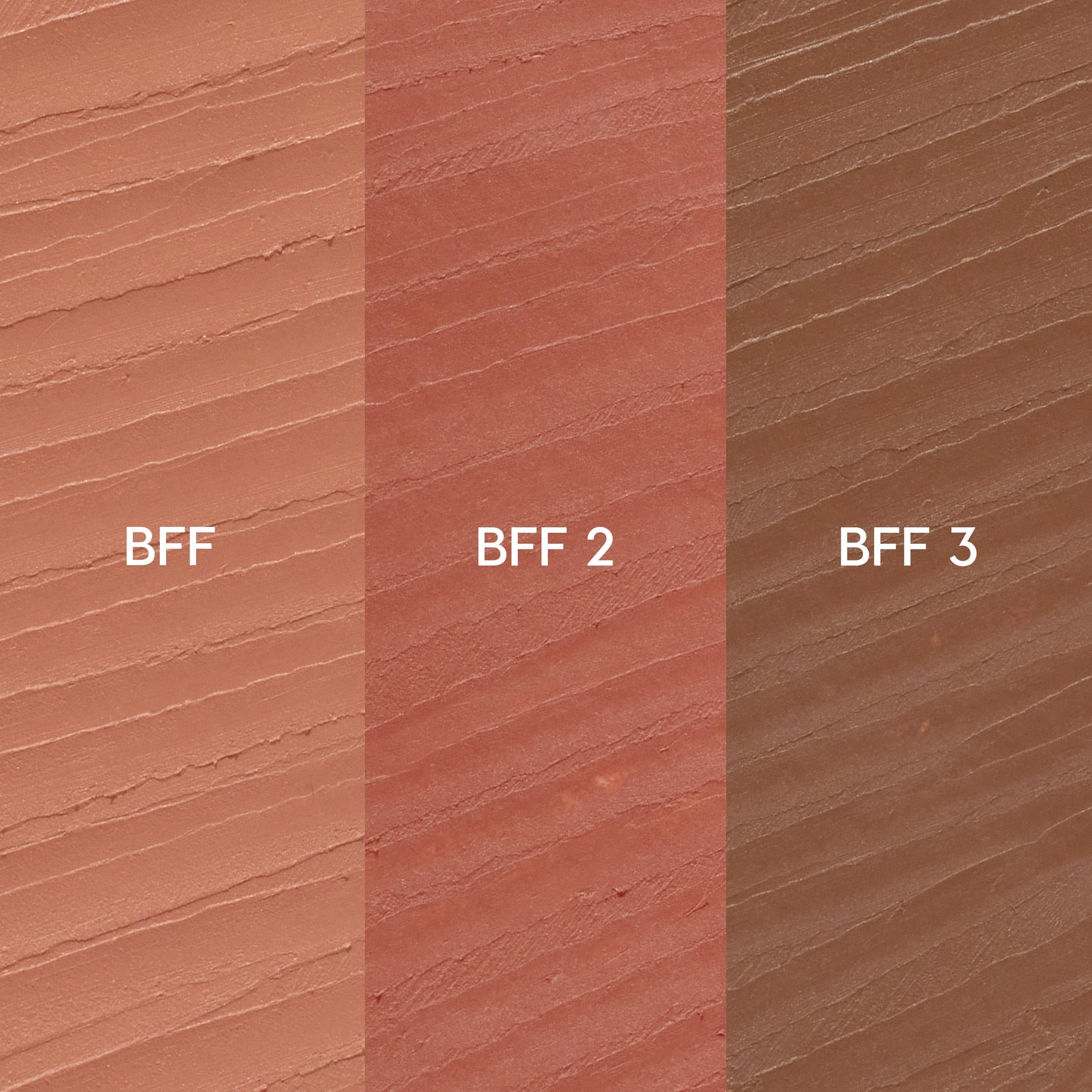 ColourPop All My BFFs Lippie Lip Pencil Kit - High-Pigment, Long-Lasting & Sharpenable Lip Liner with High-Impact Color - Includes Shades BFF, BFF 2 & 3 (3 Count)