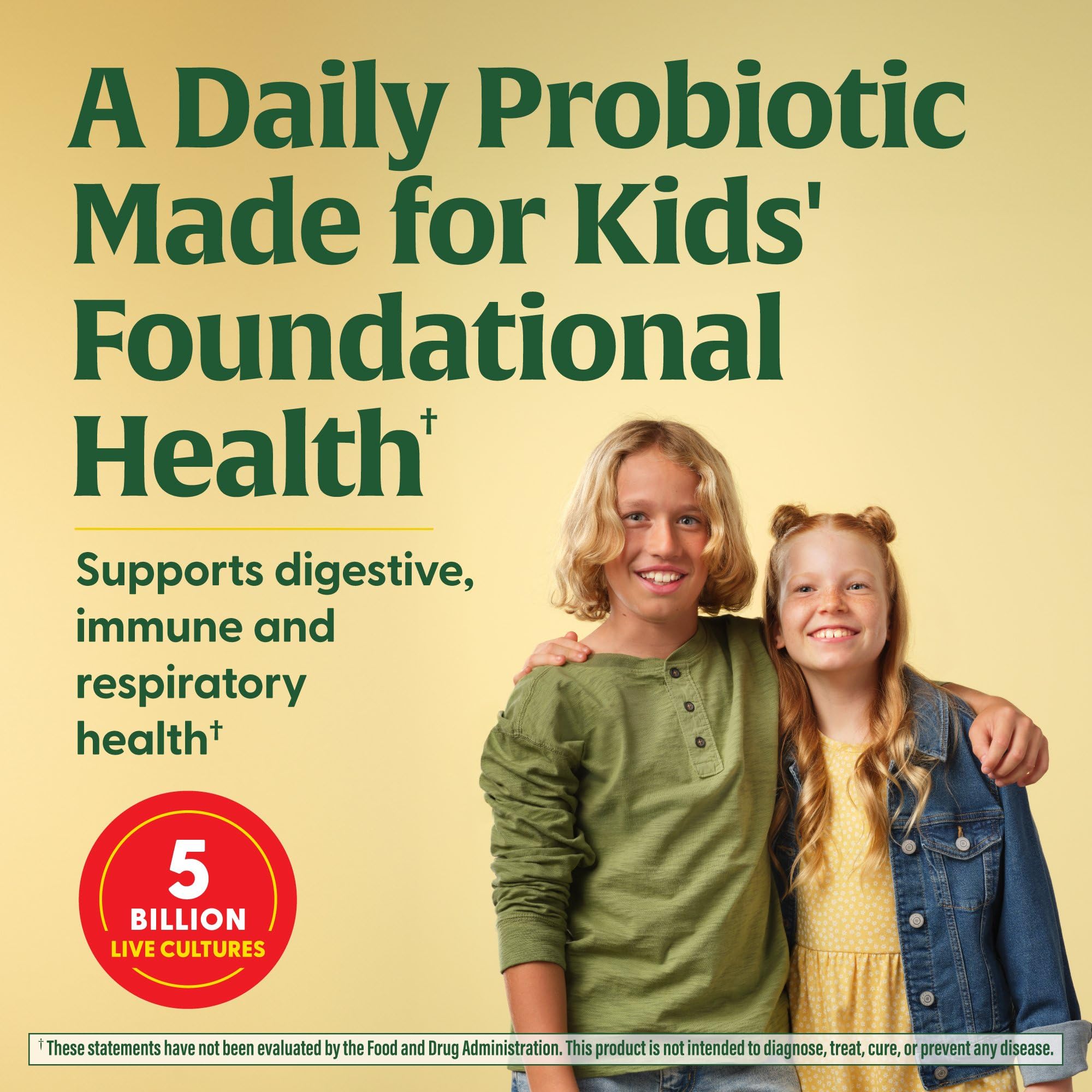 MegaFood MegaFlora Probiotic Kids - Probiotics for Kids 5+, 14 Probiotic Strains & 5 Billion CFUs - Probiotics for Digestive Health- Immune Support, Non-GMO, Made Without 9 Food Allergens - 60 Caps