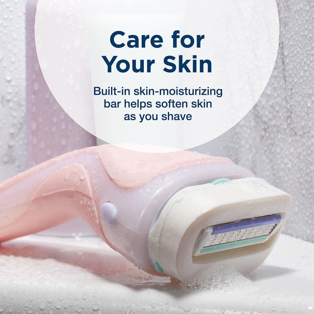 Schick Intuition Advanced Moisturizing Womens Razor with Shea Butter, 1 Handle with 2 Refills