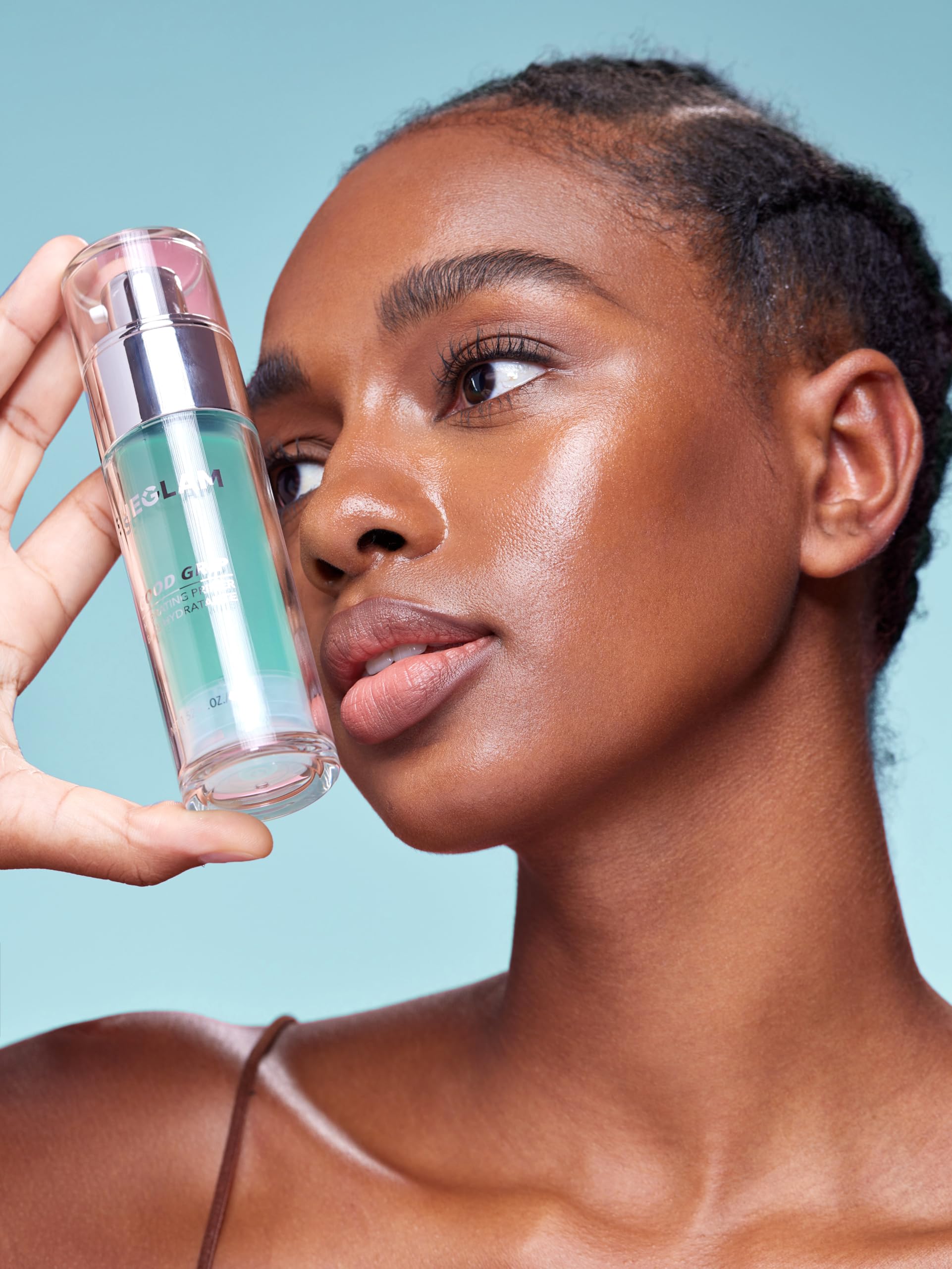 SHEGLAM Good Grip Hydrating Primer Oil Control Moisturizing Primer Gel Smooth Fine Lines Oil And Silicone-Free Face Primer-Green