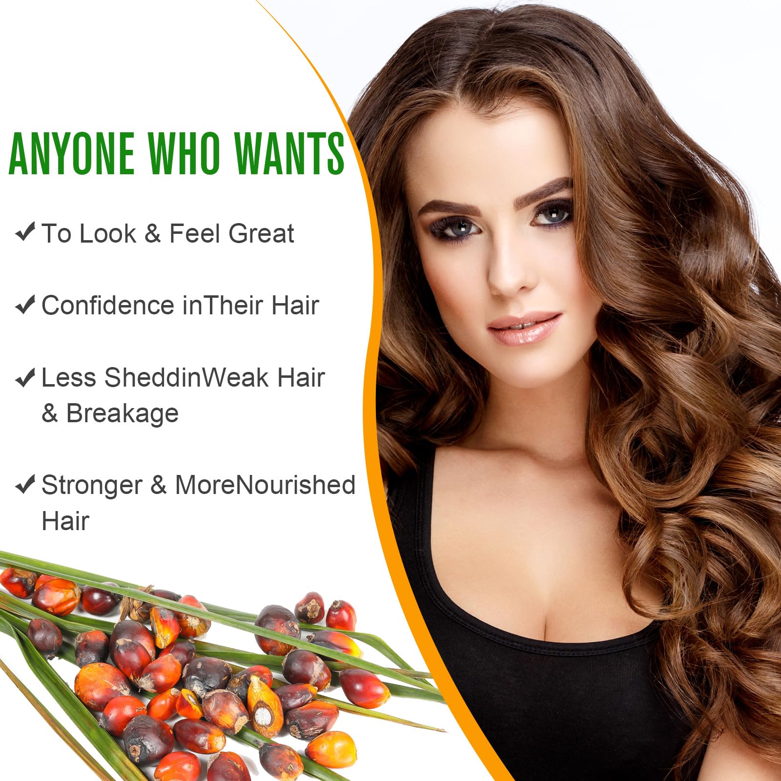 Dvoevivh Batana Oil for Hair Growth - Pure Organic Natural and Cold Pressed Hair Oil for Hydrating & Repairing Dry, Damaged Hair Skin Care, Face, Body