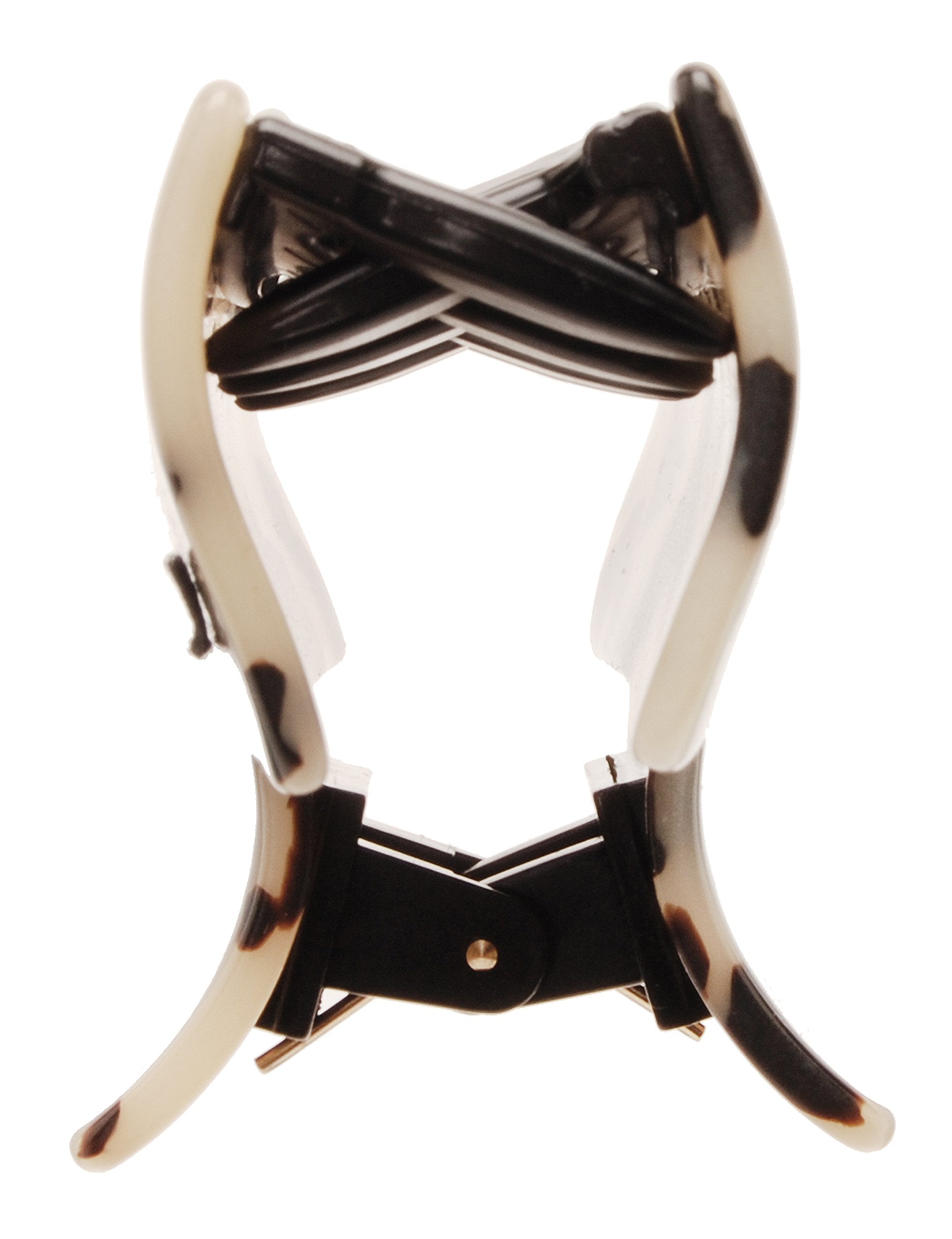 Ivory Tokyo : France Luxe Large Solid Rectangle Jaw - Ivory Tokyo