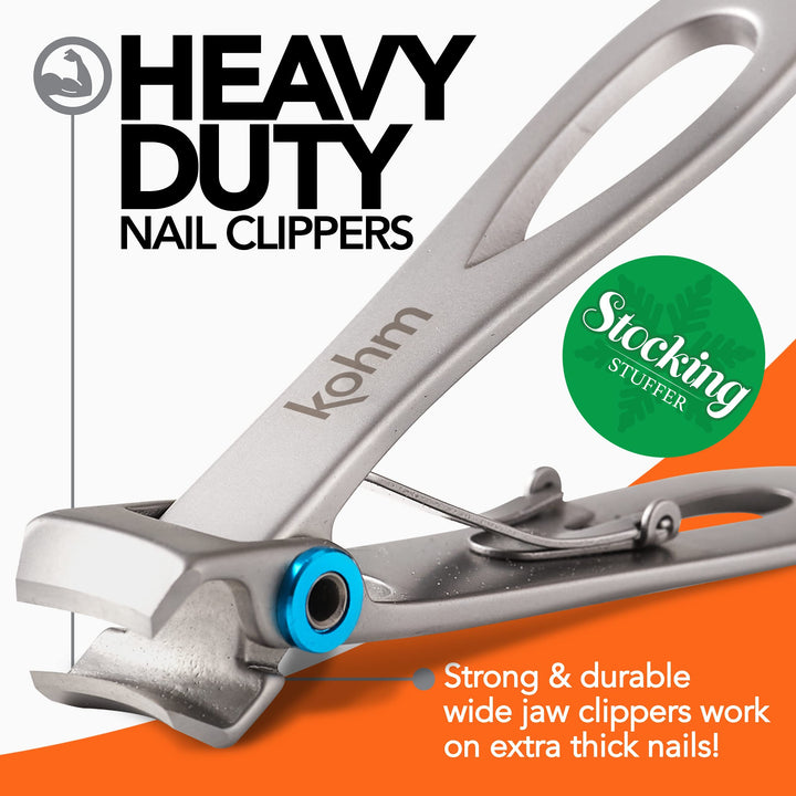 Kohm CP-120L 5mm Wide Jaw Nail Clipper for Thick Nails