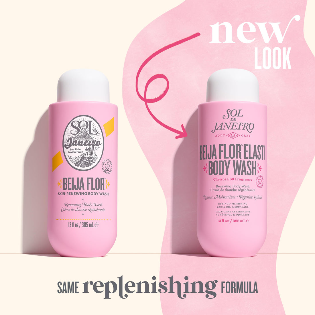 Sol de Janeiro Beija Flor Body Wash 385mL/13.0 fl oz.