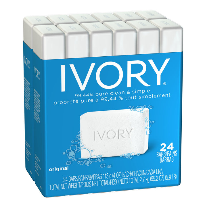 24 Pack (24X4 oz) : Ivory Original 24-Count: Bath Size Bars 4 Oz