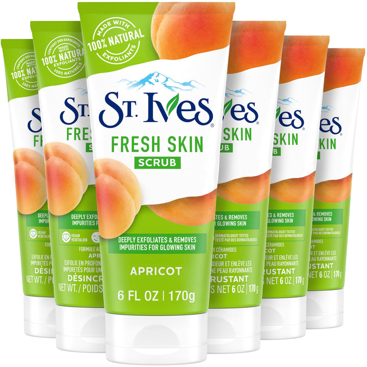 St. Ives Axe Fresh Skin Invigorating Apricot Scrub, 6 Oz