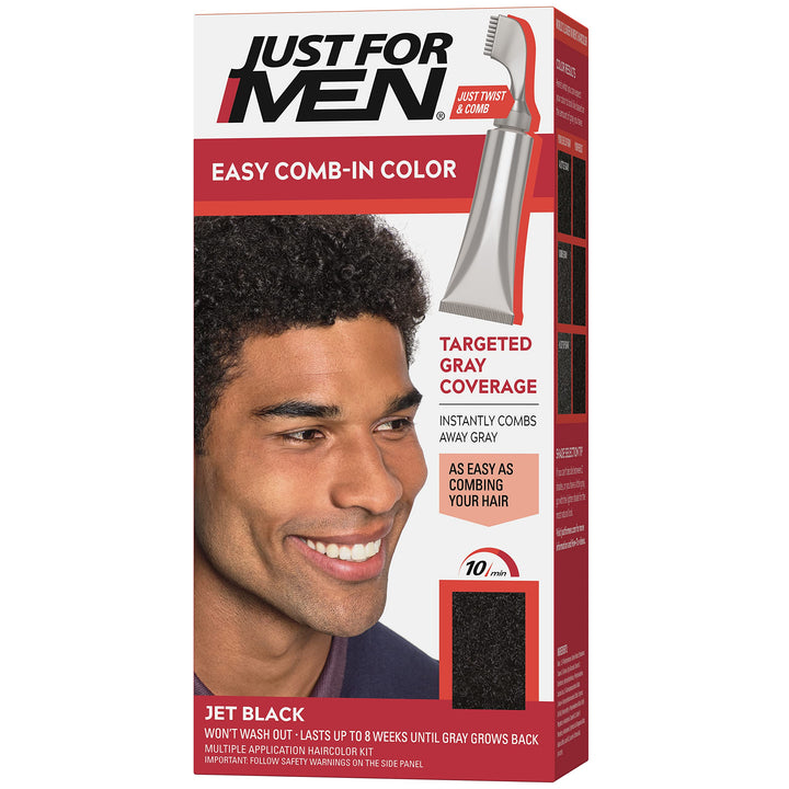 JUST FOR MEN Autostop Hair Color Jet Black 3.8 ounces