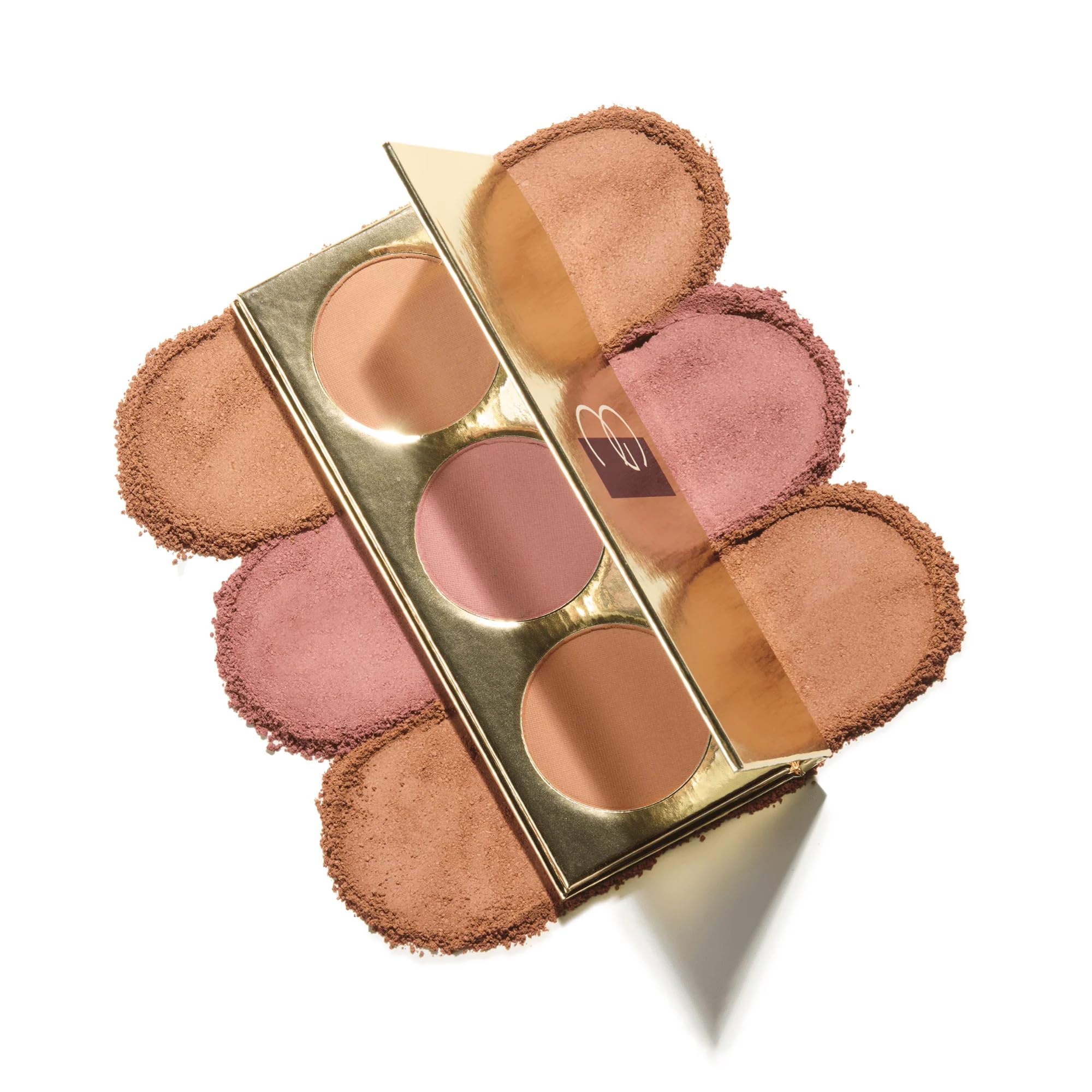 Blush and Bronzer Palette (Honeymoon) by Gerard Cosmetics, Vegan Powder Contour and Blush Makeup Palette, Professional Pigmented Formula, Cruelty Free and Made in the USA