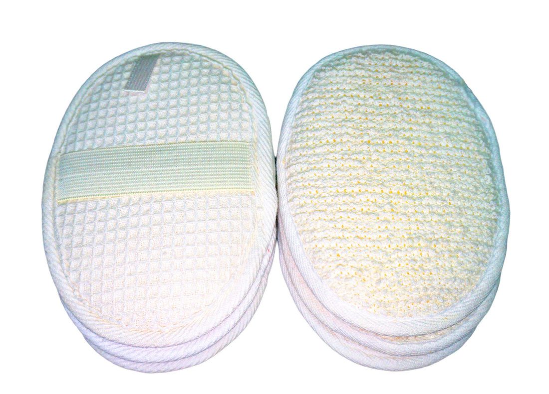 Tang Karrey 6Pack (Large 6.3X4.3 Inches) Exfoliating Face Body Pad (100% Cotton Terry) Cloth Materials Loofah Sponge Scrubber Brush Close Skin For Men And Women When Bath Spa And Shower