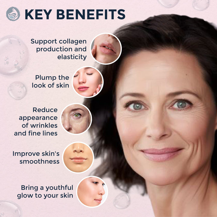 Foxbrim Peptide Complex Anti Aging Serum and Wrinkle Skin Care Facial Natural and Organic Plump, Smooth and Even Skin for Collagen Production and Optimal Skin Health Amazing 1 Oz