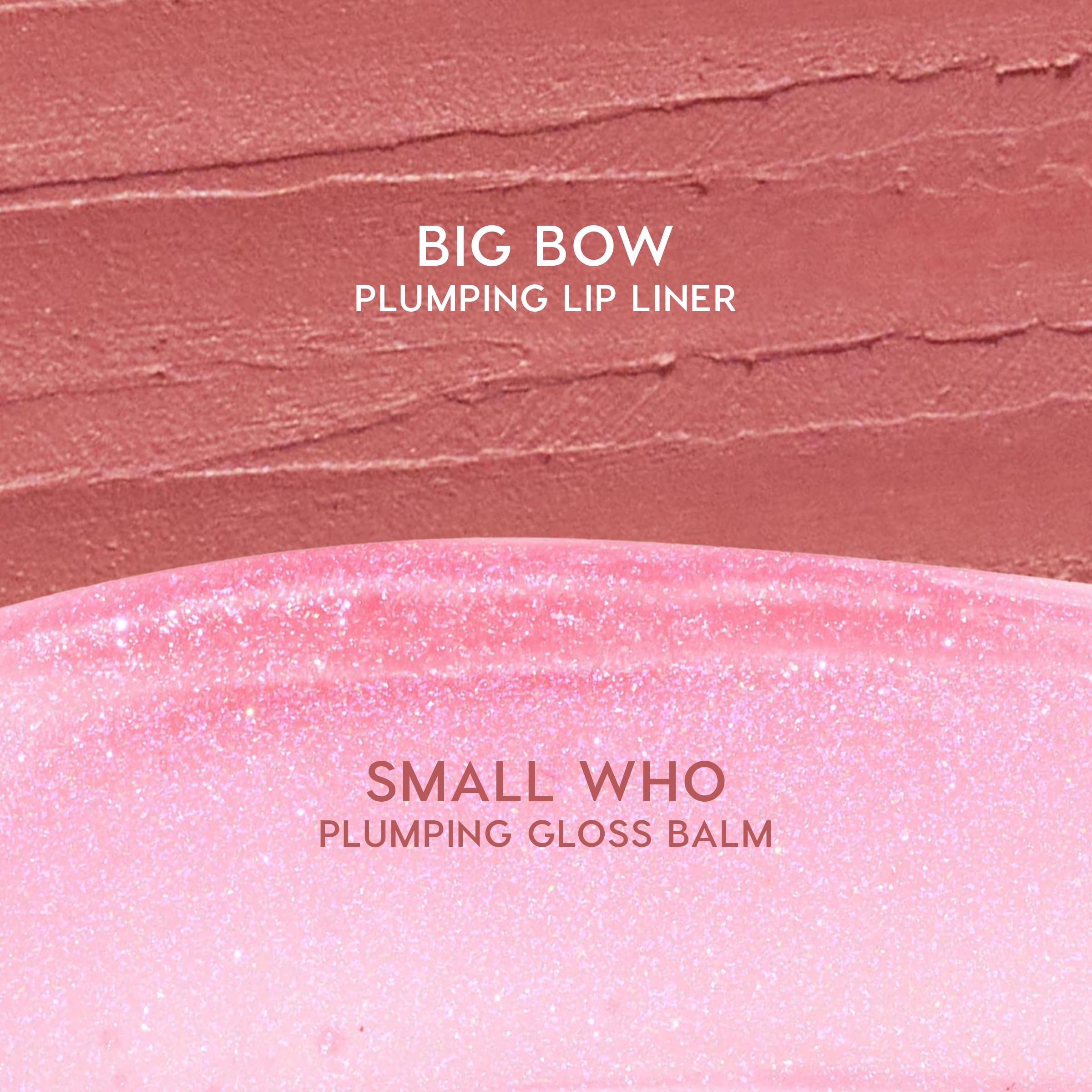ColourPop x The Grinch Pinky Who Lip Makeup Kit - Limited Edition Lip Liner & Plumping Gloss Balm Hybrid Duo - Visibly Plumps Lips & Delivers Buildable Color (2 Count)