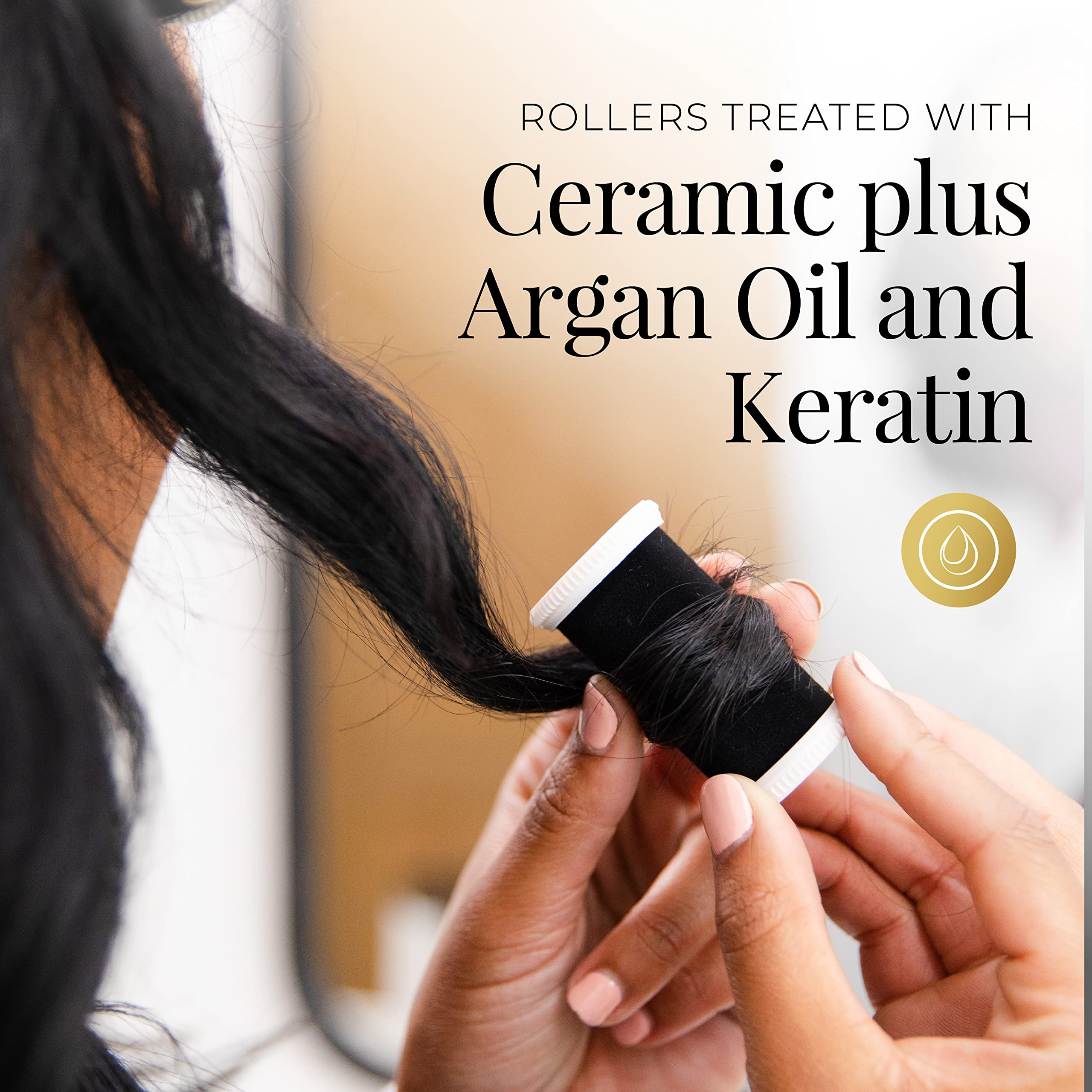 REMINGTON® SHINE THERAPY™ Argan Oil & Keratin Hair Setters