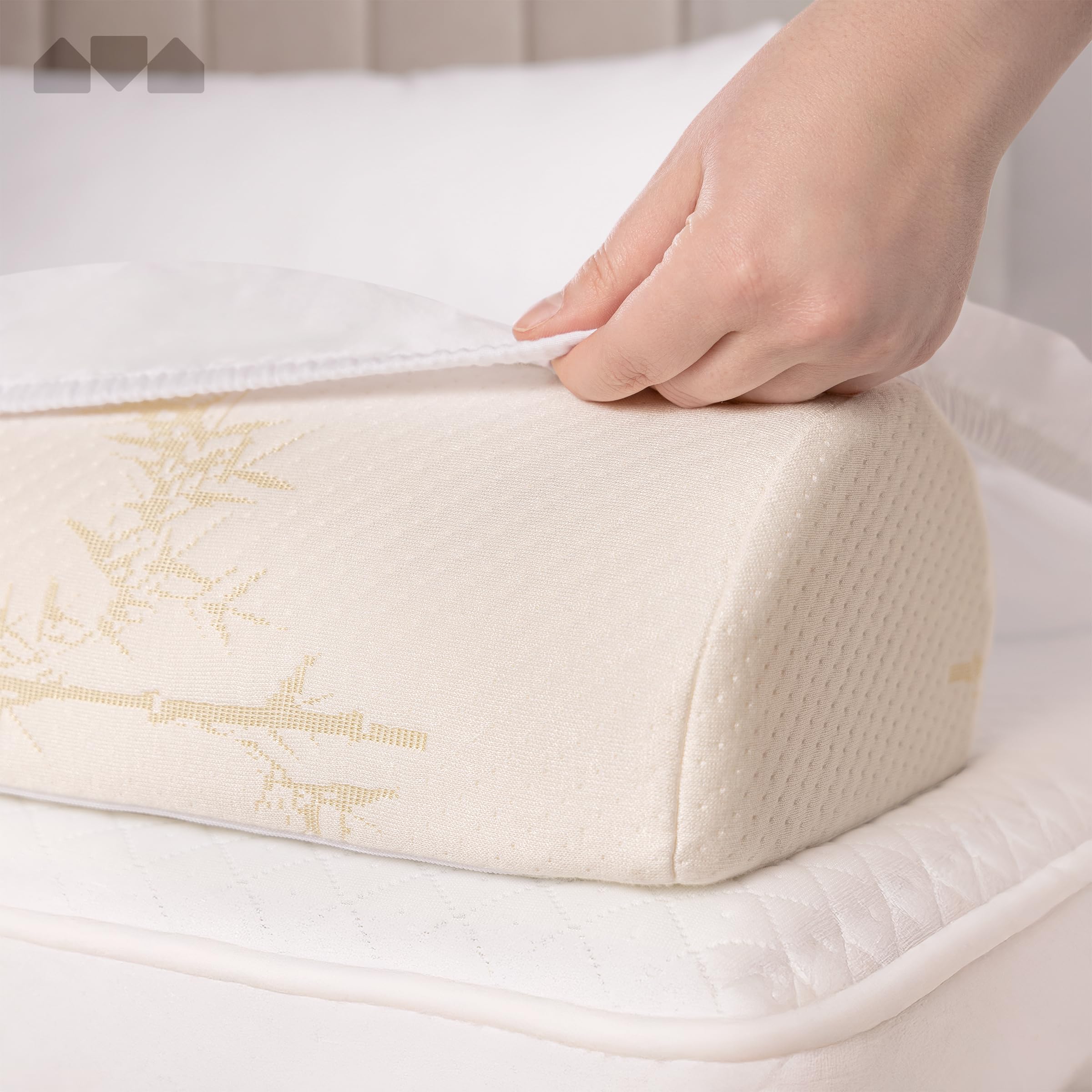 Milliard Bed Bumper Toddler Foam Bed Rail with Bamboo Washable Cover and Non-Slip Hypoallergenic Water Resistant, Kids, Adults and Seniors