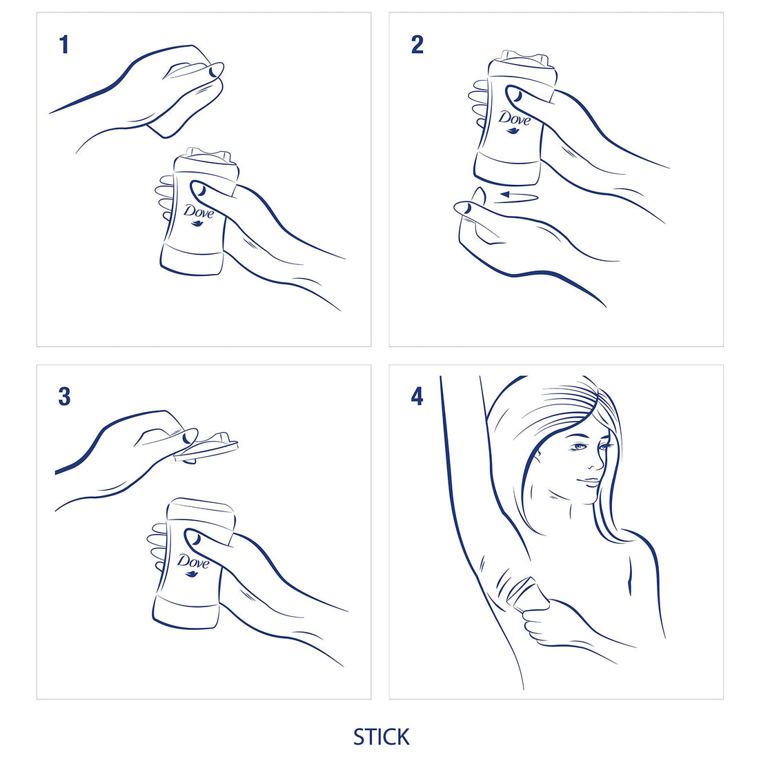 Dove Invisible Solids,Twin Pack, Fresh, 5.2 Ounce