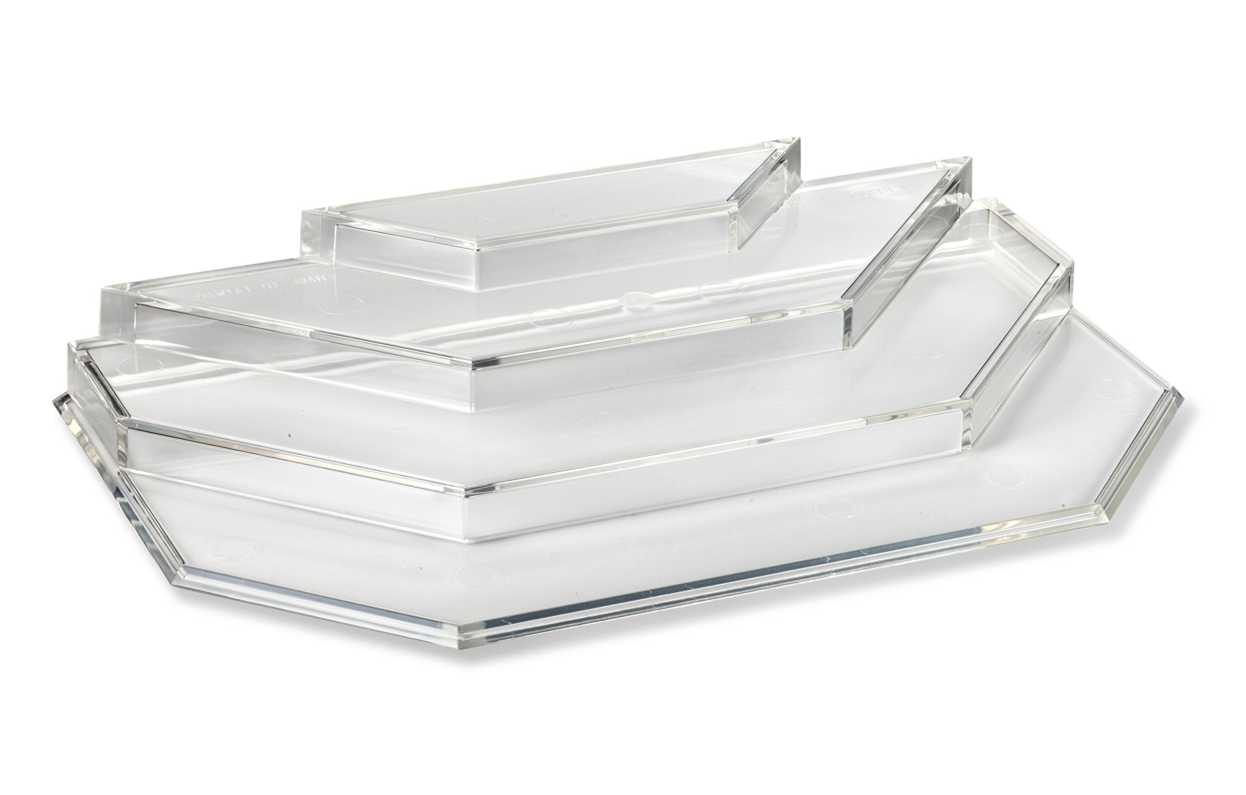 byAlegory Acrylic Makeup Foundation Organizer & Vanity Display | 4 Tiers For Storing Face, Neck & Body Beauty Foundation