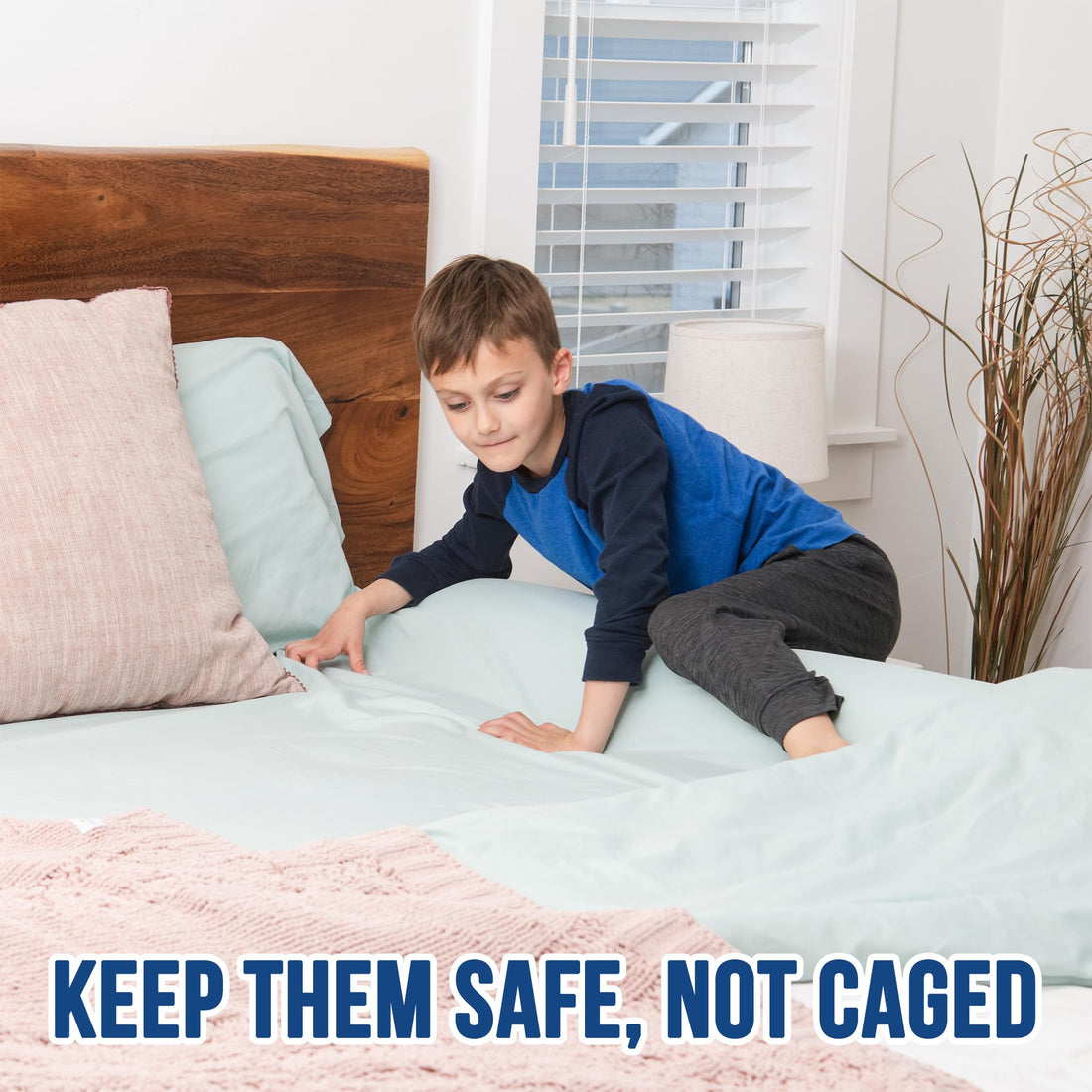 Primica Toddler Bed Bumper - Single Hypoallergenic Foam Bed Rail for Queen, King, and Twin Beds (1)