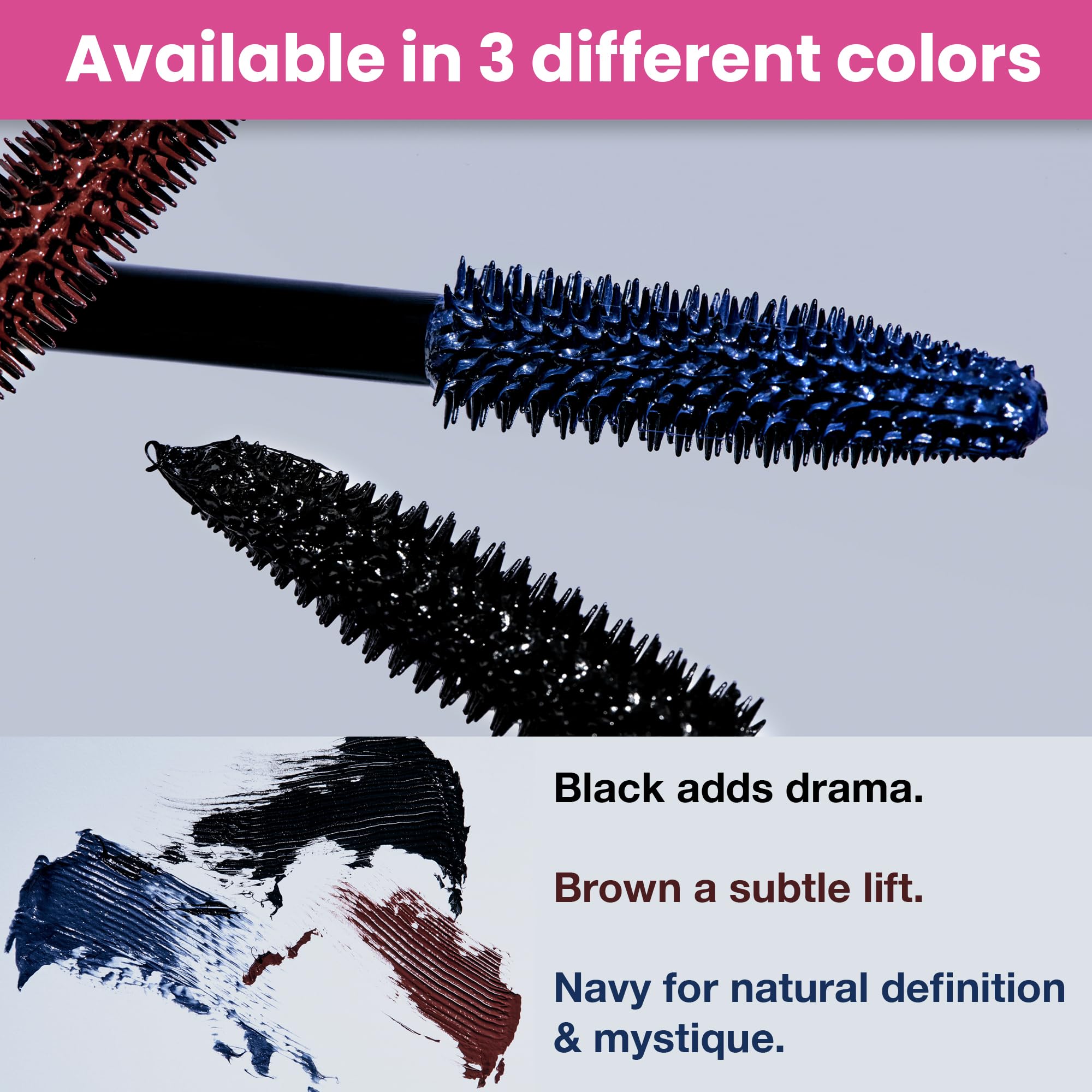 Prime Prometics PrimeLash Mascara for Older Women – Volumizing, Incredible Length in 2 Coats – Long-Stay, Zero Clumps, Hypoallergenic (Brown)