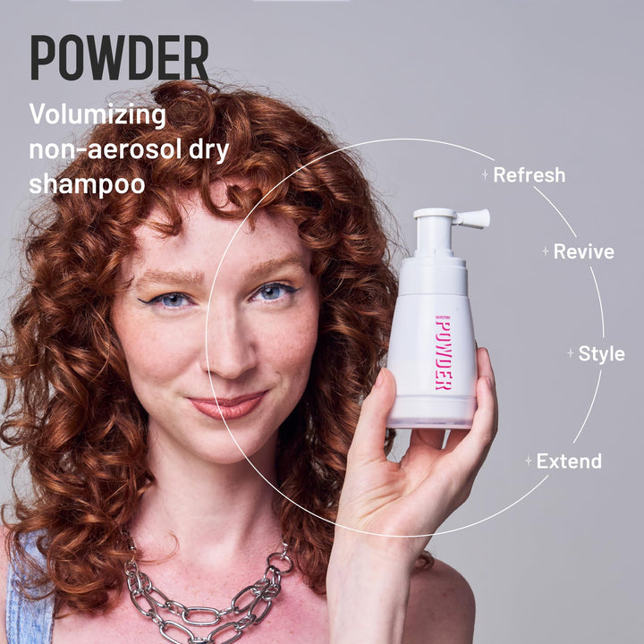 Hairstory Powder, Refreshing Dry Shampoo for All Hair Types, Absorbs Oil, Adds Volume & Texture, Non-Aerosol & Talc-Free, No Chalky Residue, 1.35oz