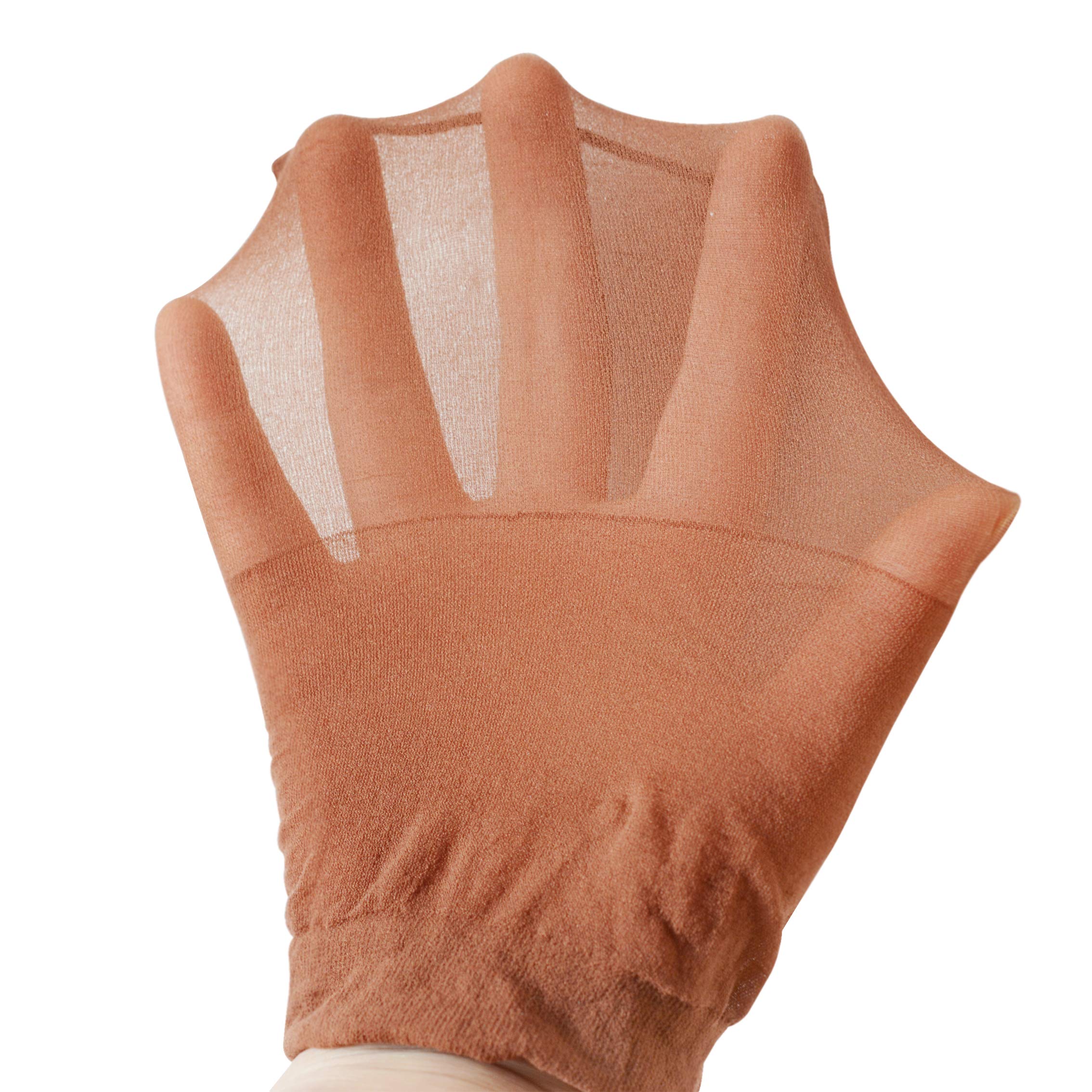 12 pieces Wig Caps Dark Brown Stocking Nylon Wig Caps for Women Mesh Wig Cap (Dark Brown)