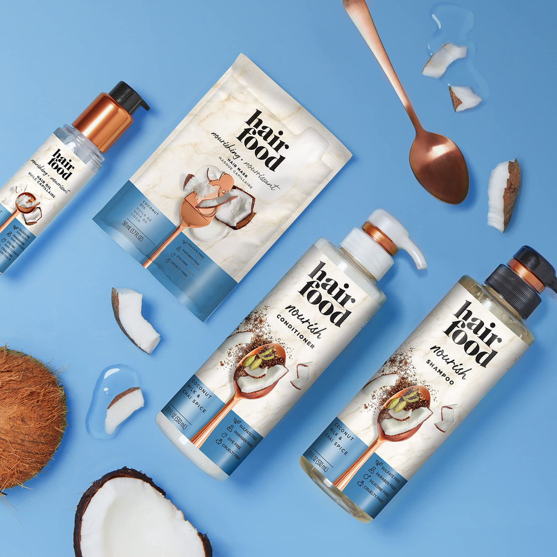 Hair Food, Nourishing Hair Oil, Coconut, 95 ml